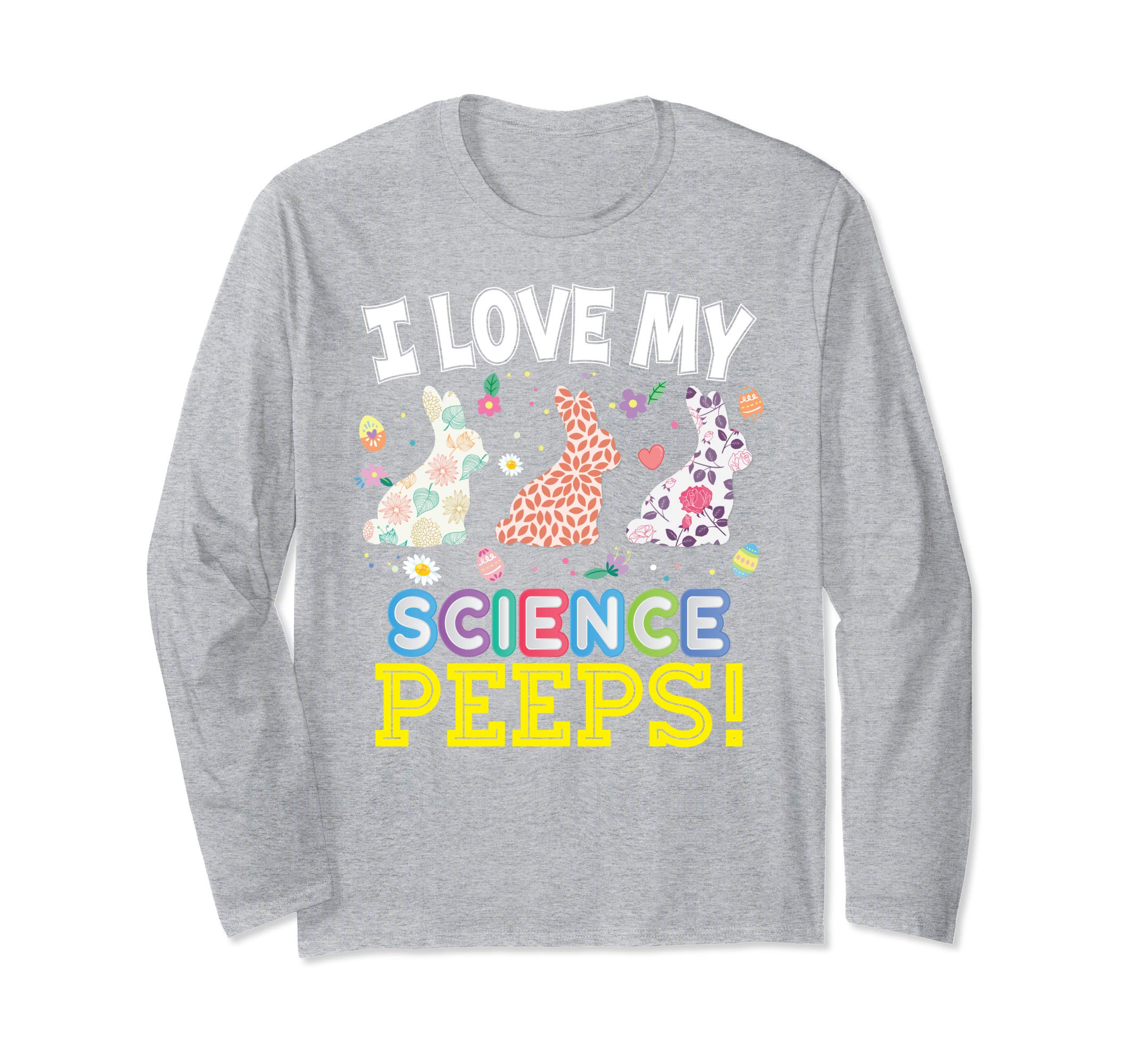 I Love My Science Peeps Teacher Easter Bunnies T-Shirt Cute