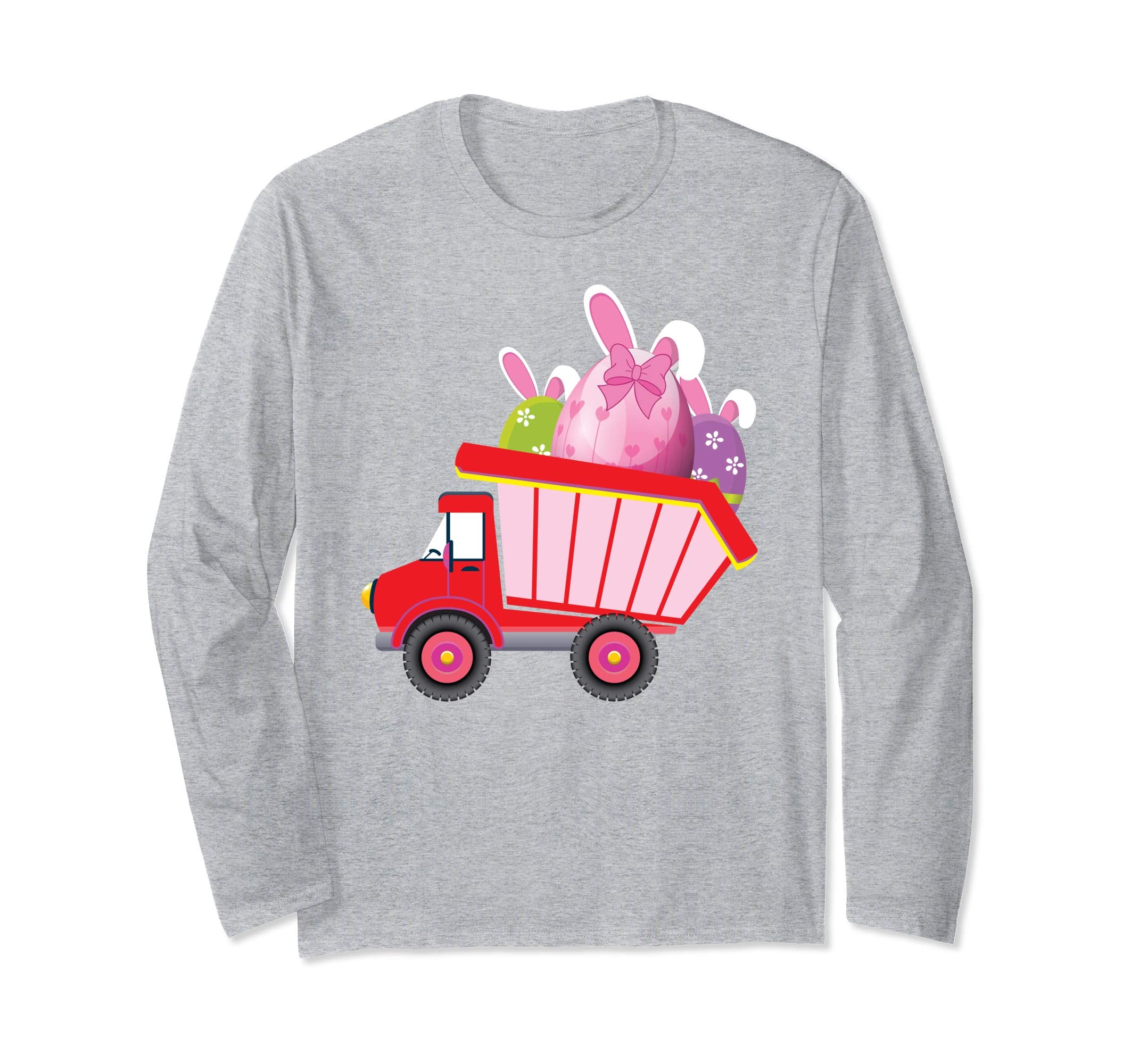 Easter Dump Truck Bunny Eggs Delivering T-Shirt Boys Girls