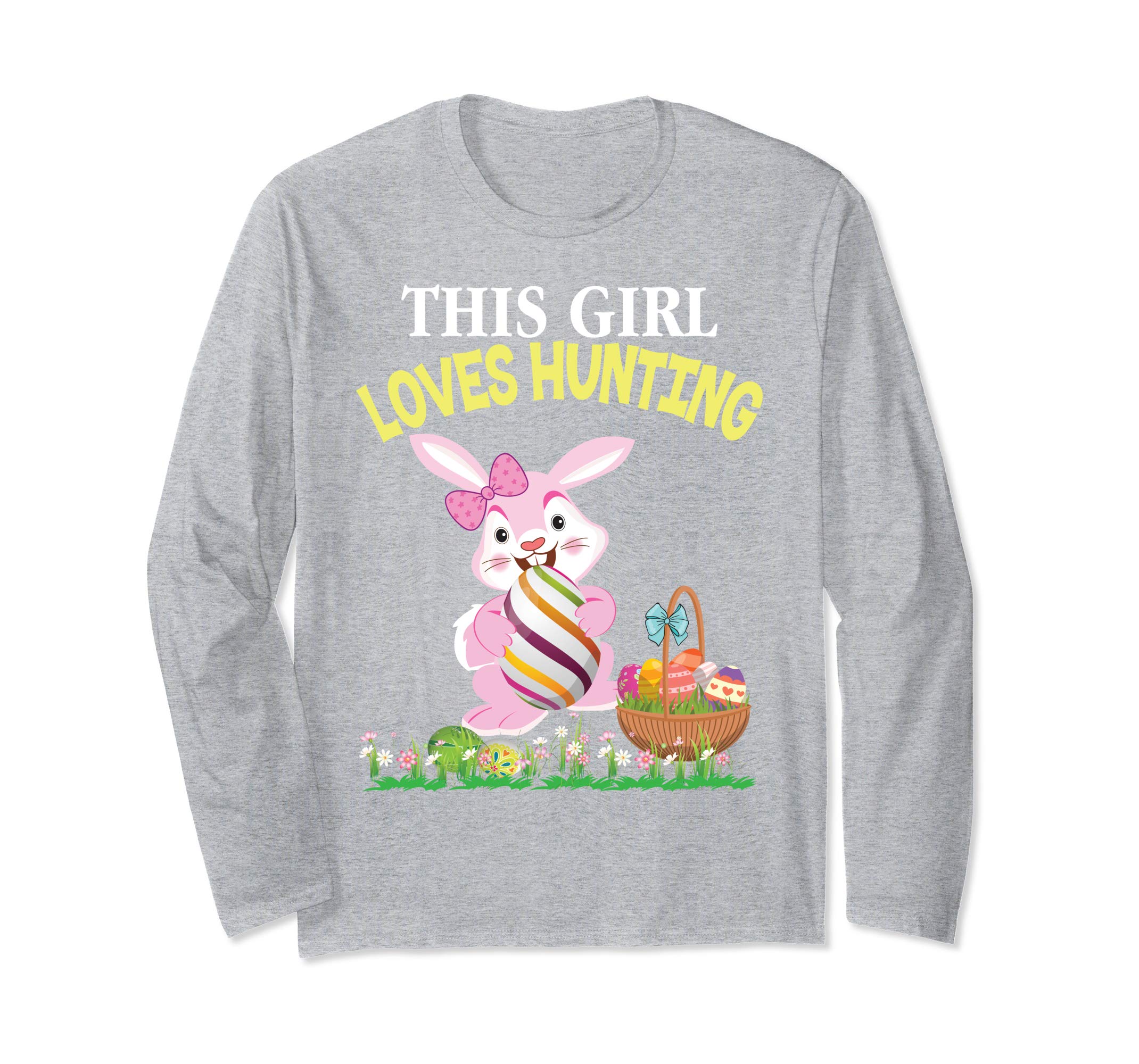 This Girl Loves Eggs Hunting Bunny Easter Day T-Shirt