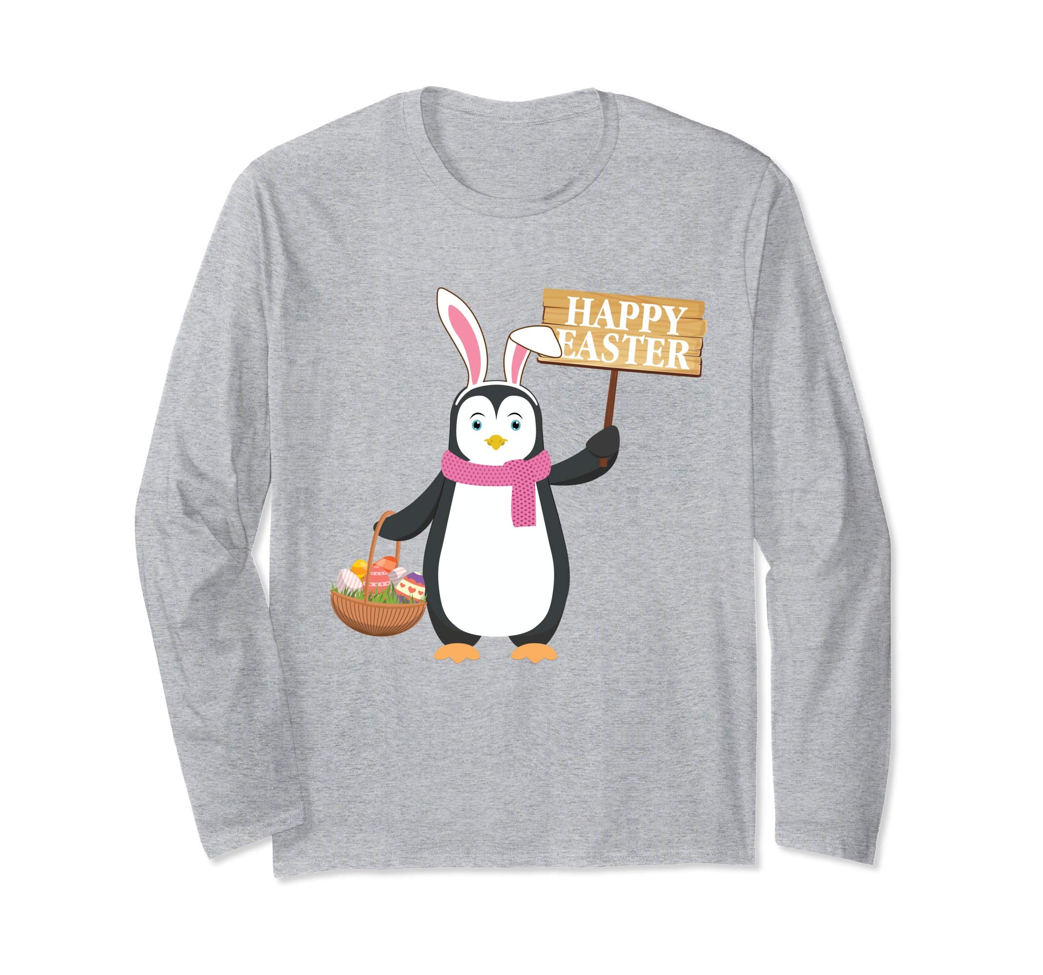 Easter Bunny Penguin Happy Easter T-Shirt Egg Hunting Lovely