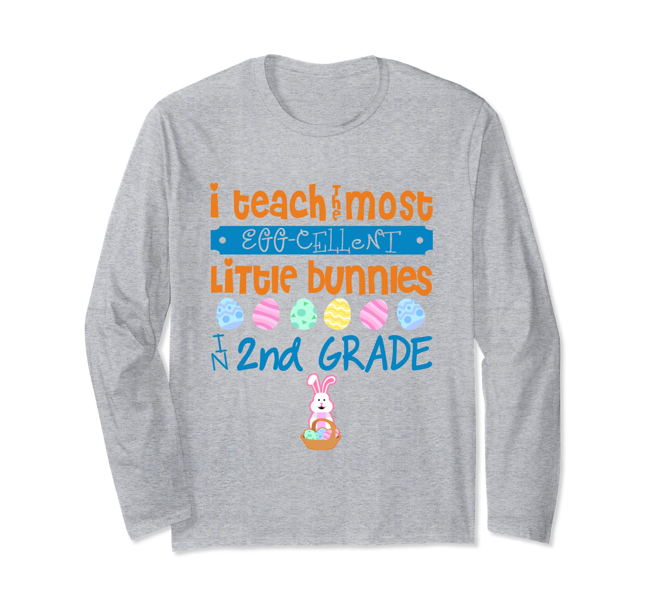 Easter Egg Long Sleeve Shirt - 2nd Grade Teachers Gift