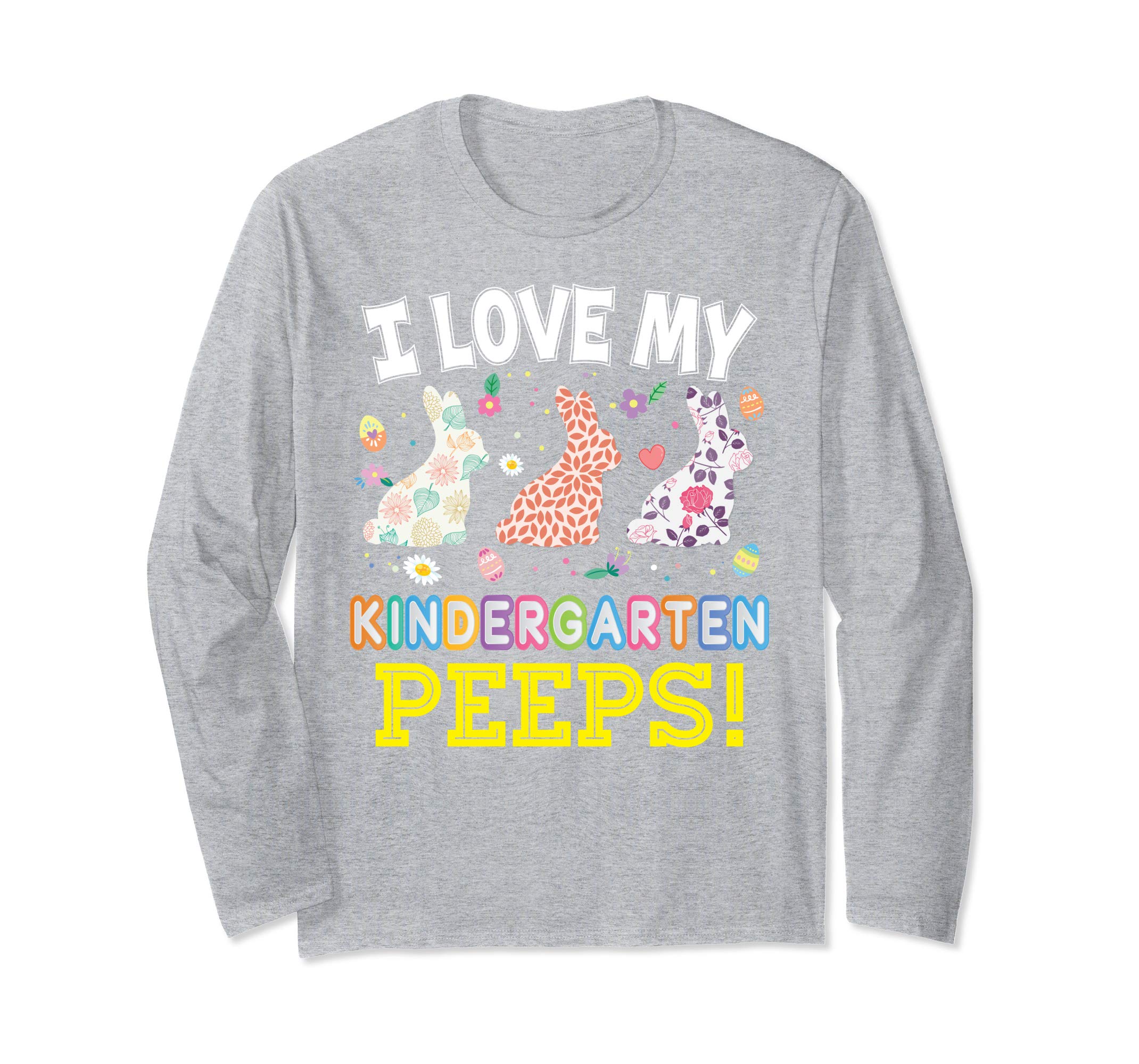 I Love My Kindergarten Peeps Teacher Easter Bunnies T-Shirt