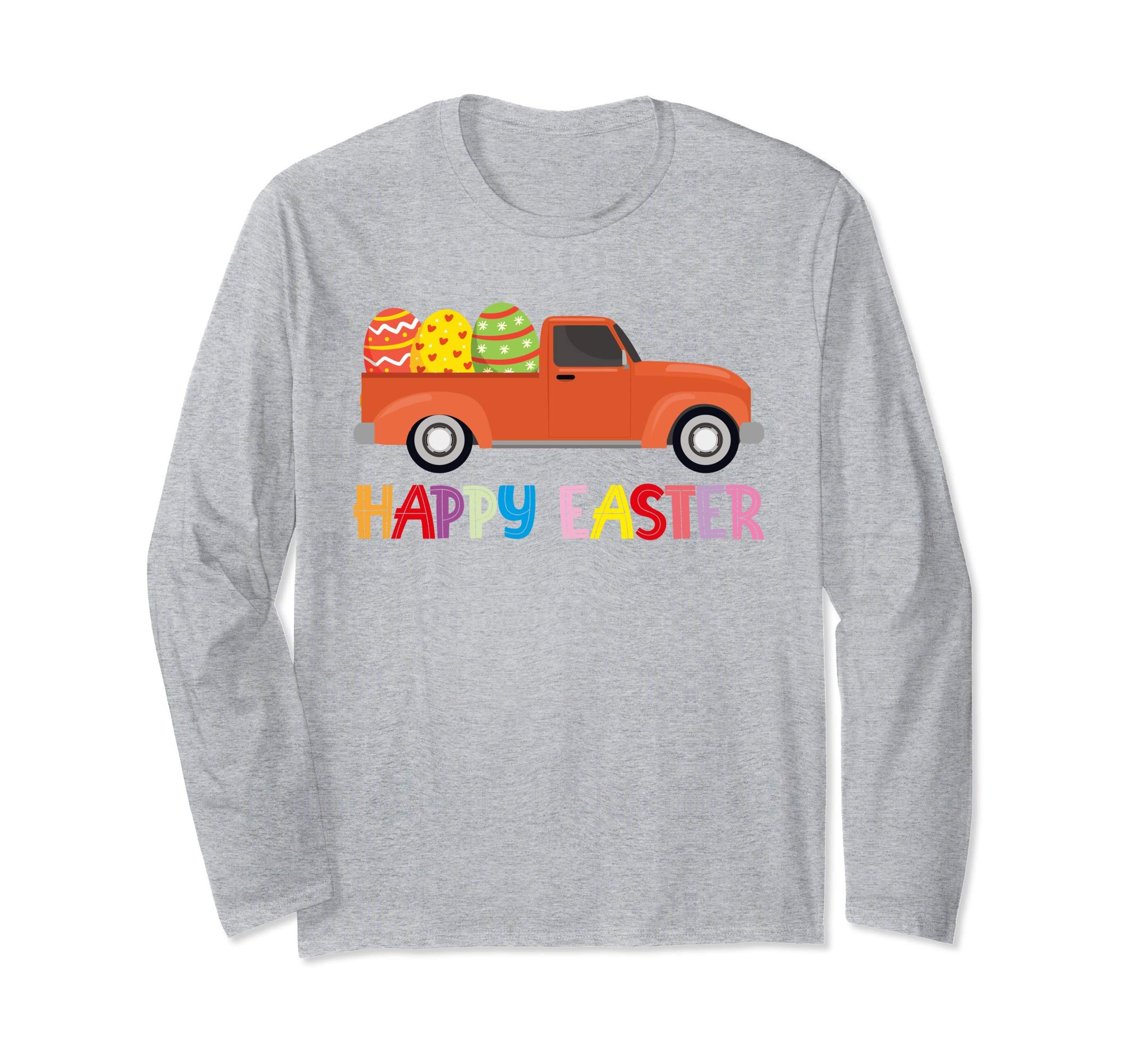 Happy Easter Truck Egg Hunt Is On Long Sleeve T Shirt Gift