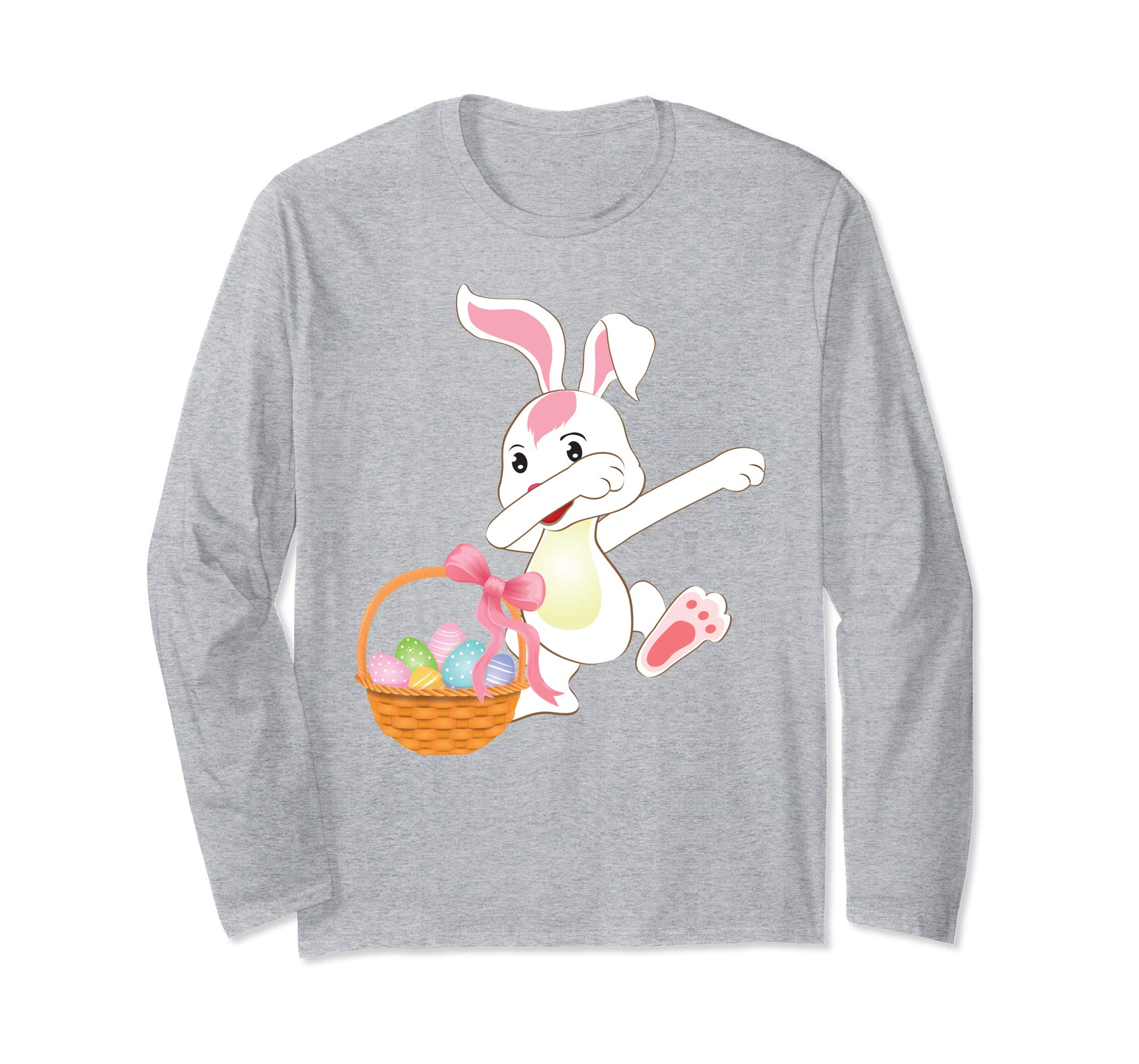 Cute Bunny Dab Dabbing Around The Easter Eggs T-Shirt Lovely
