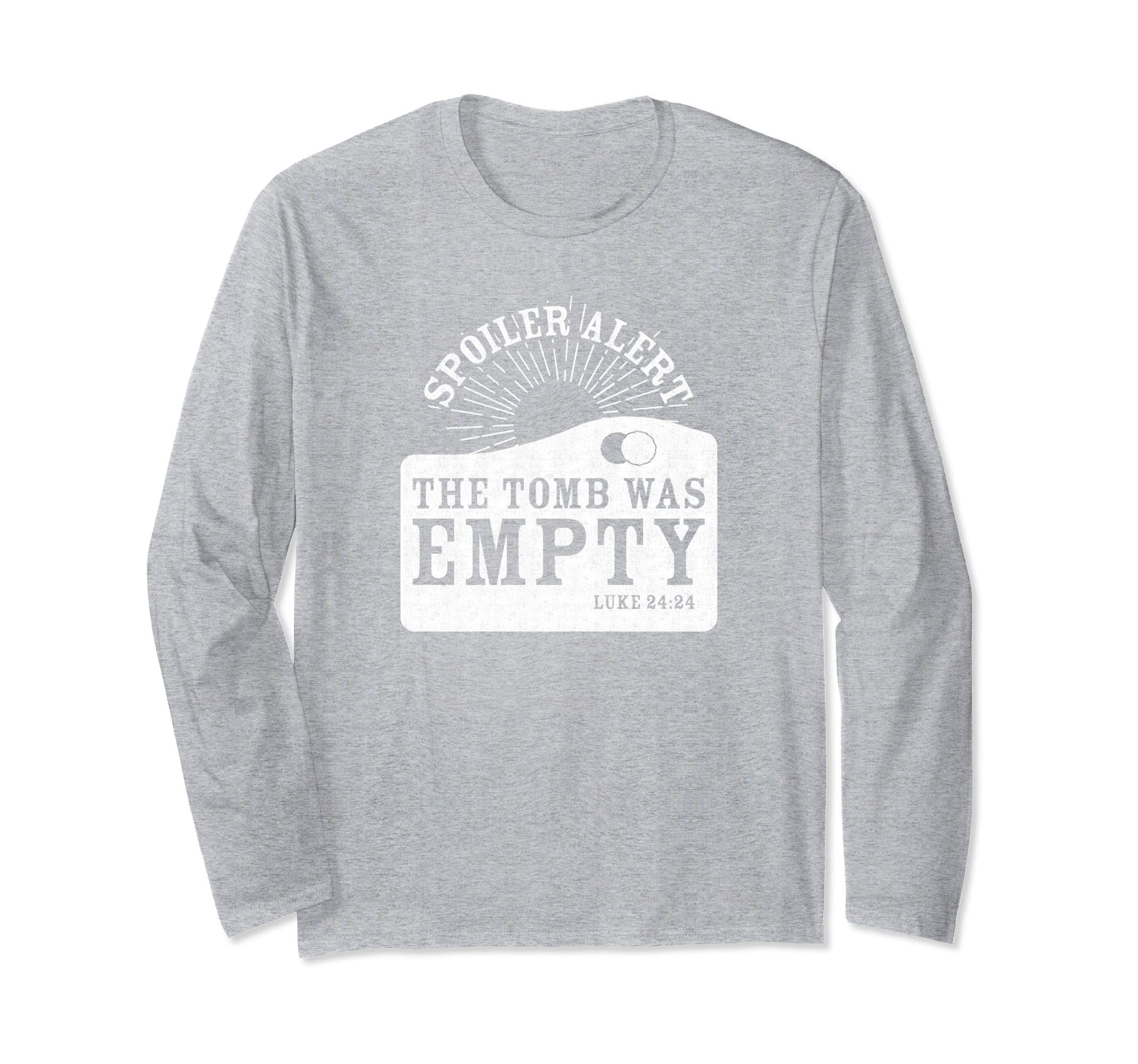 Spoiler Alert The Tomb Was Empty Shirt Christian Easter Gift