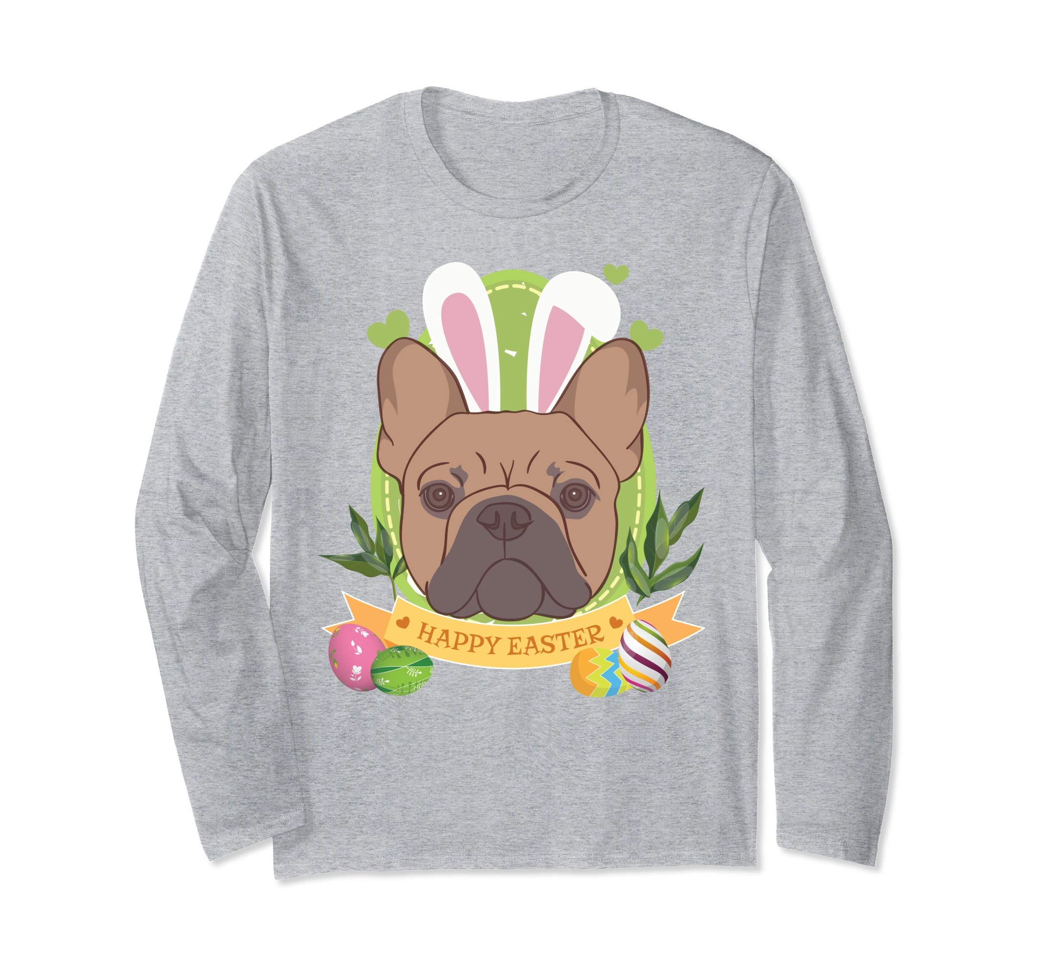 Bunny French Bulldog Dog Easter Day Lovers T-Shirt Egg