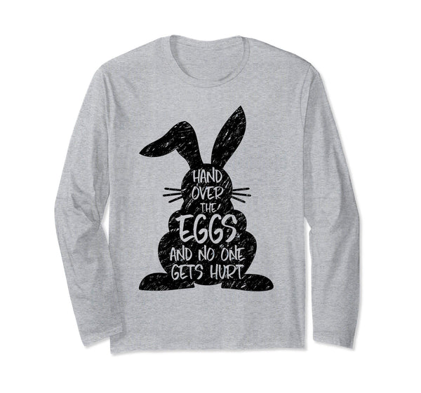 Easter Long Sleeve Shirt Rabbit Eggs Funny Easter Day Gift