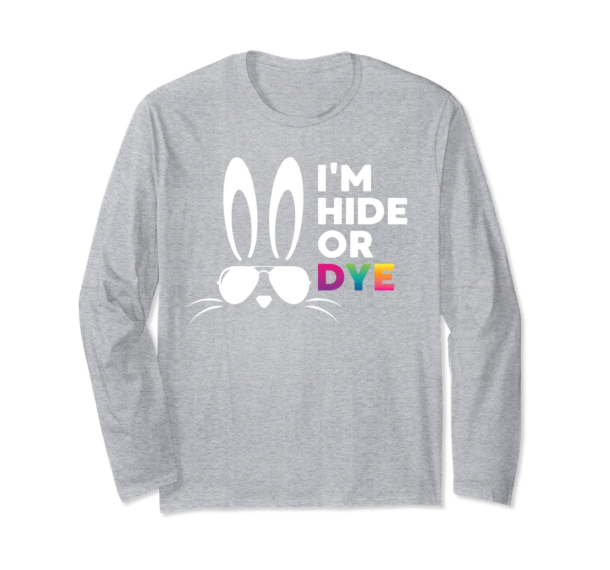 Funny Easter Long Sleeve Shirt Bunny Egg tshirt Men Pajama T