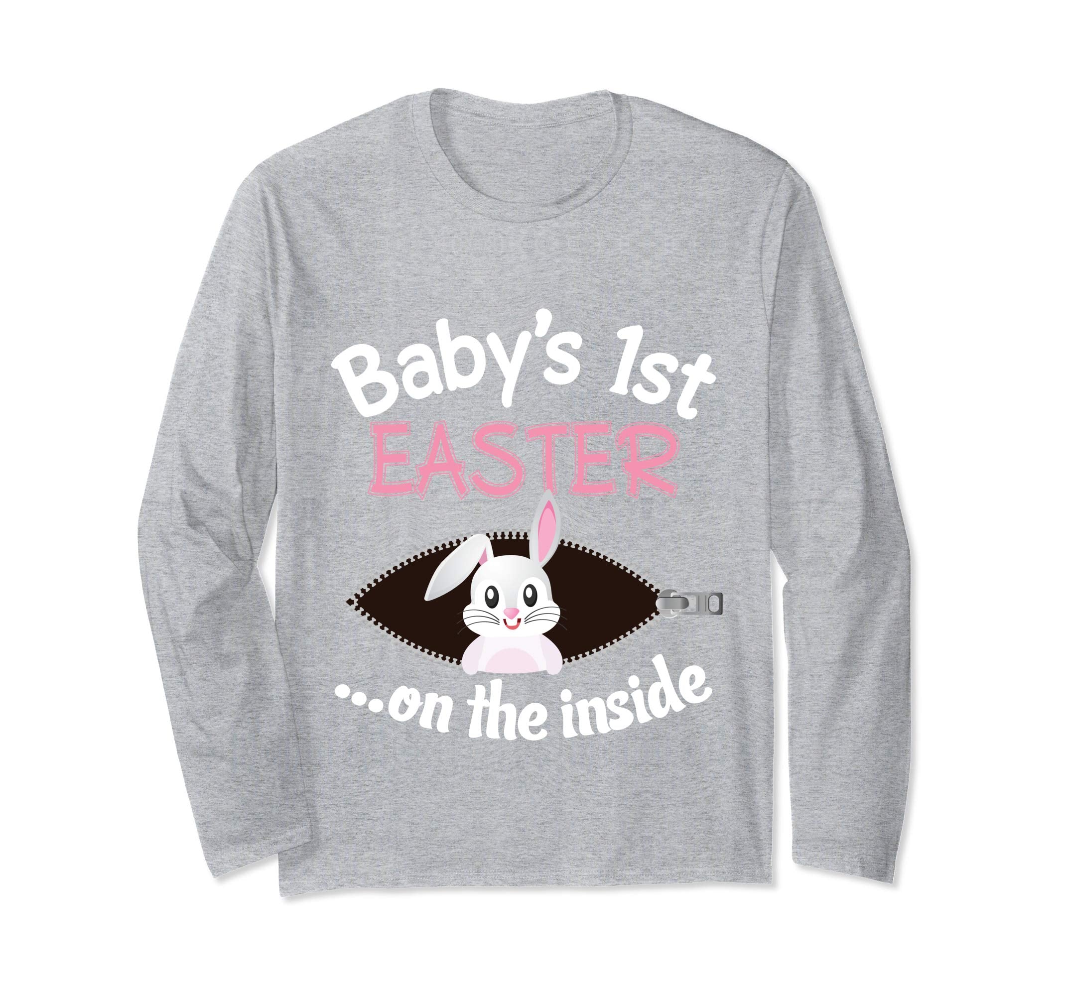 Baby 1st Easter On The Inside T-Shirt Pregnancy Announcement