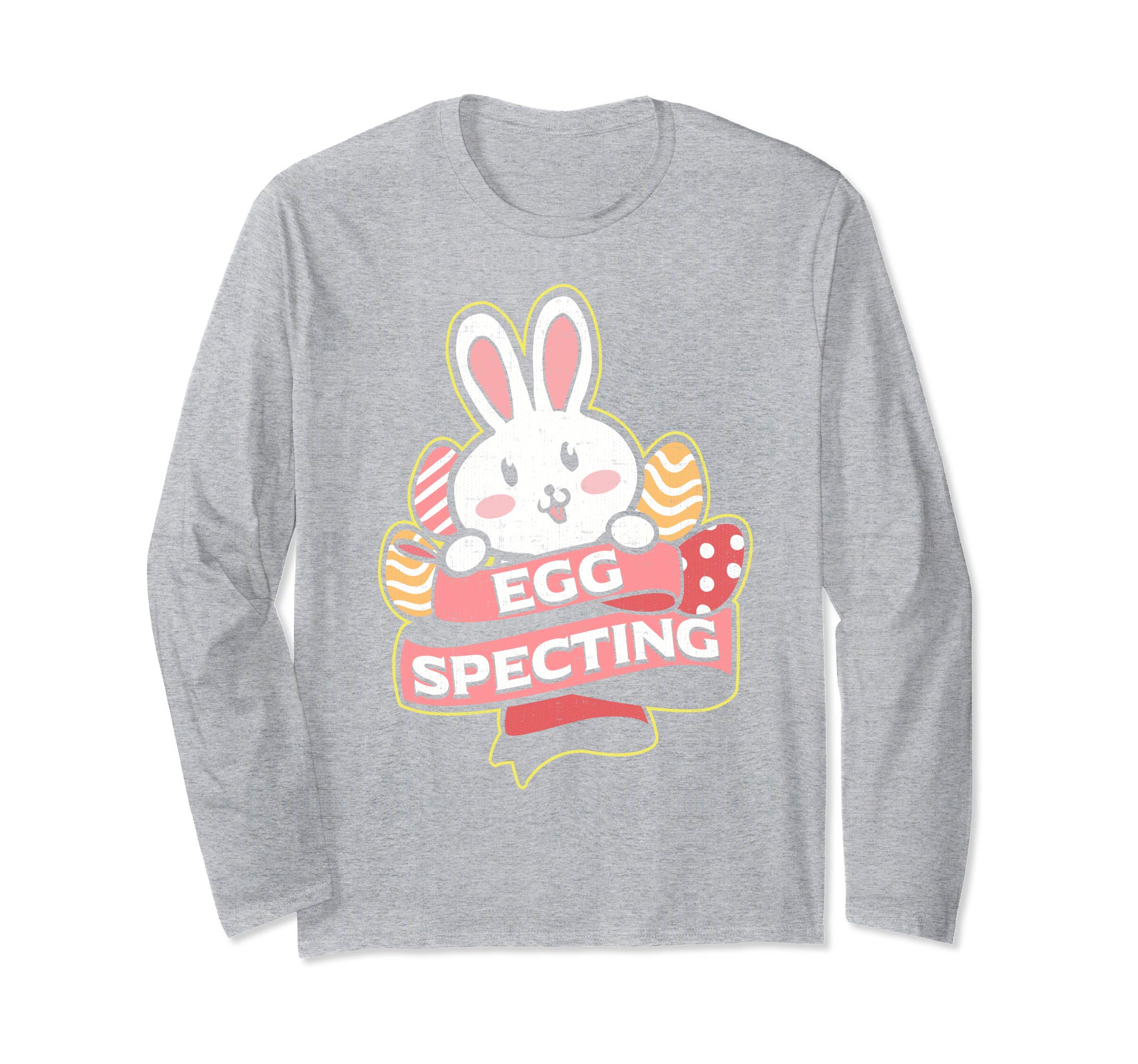 Eggspecting Long Sleeve Shirt Easter Baby Announcement