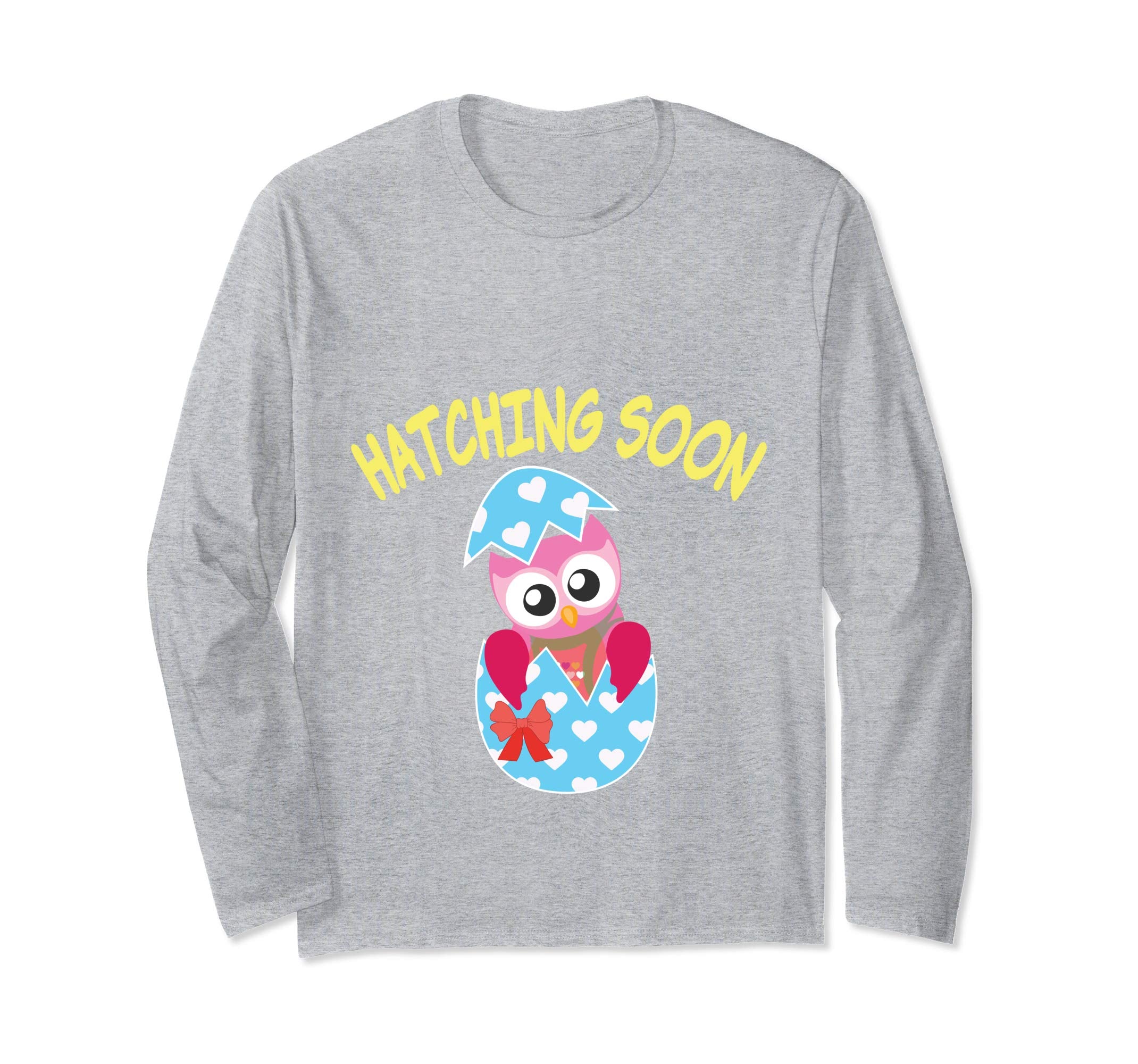 Easter Owl Hatching Soon T-Shirt Pregnancy Announcement Love