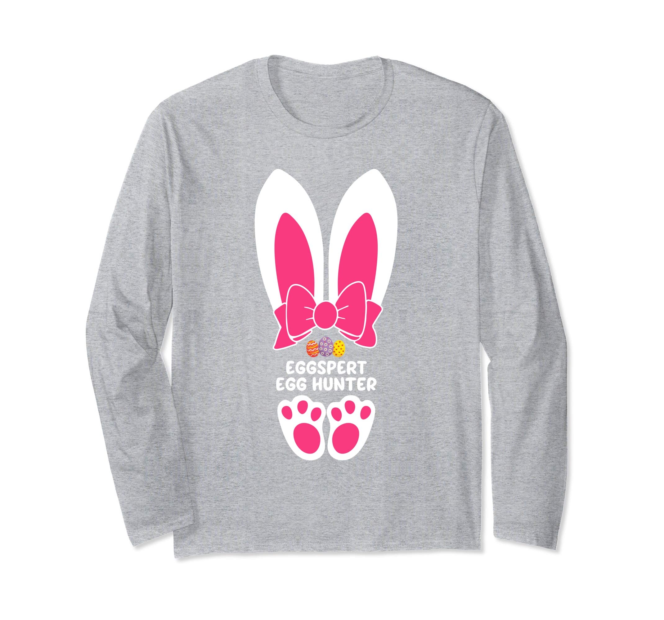 Eggspert Egg Hunter Happy Easter Long Sleeve T Shirt Gift