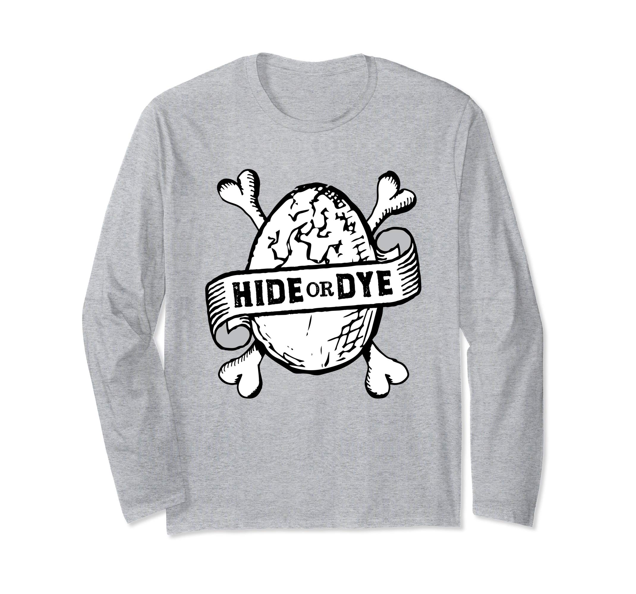 Easter Long Sleeve Shirt Funny Vintage Biker Egg tshirt Men