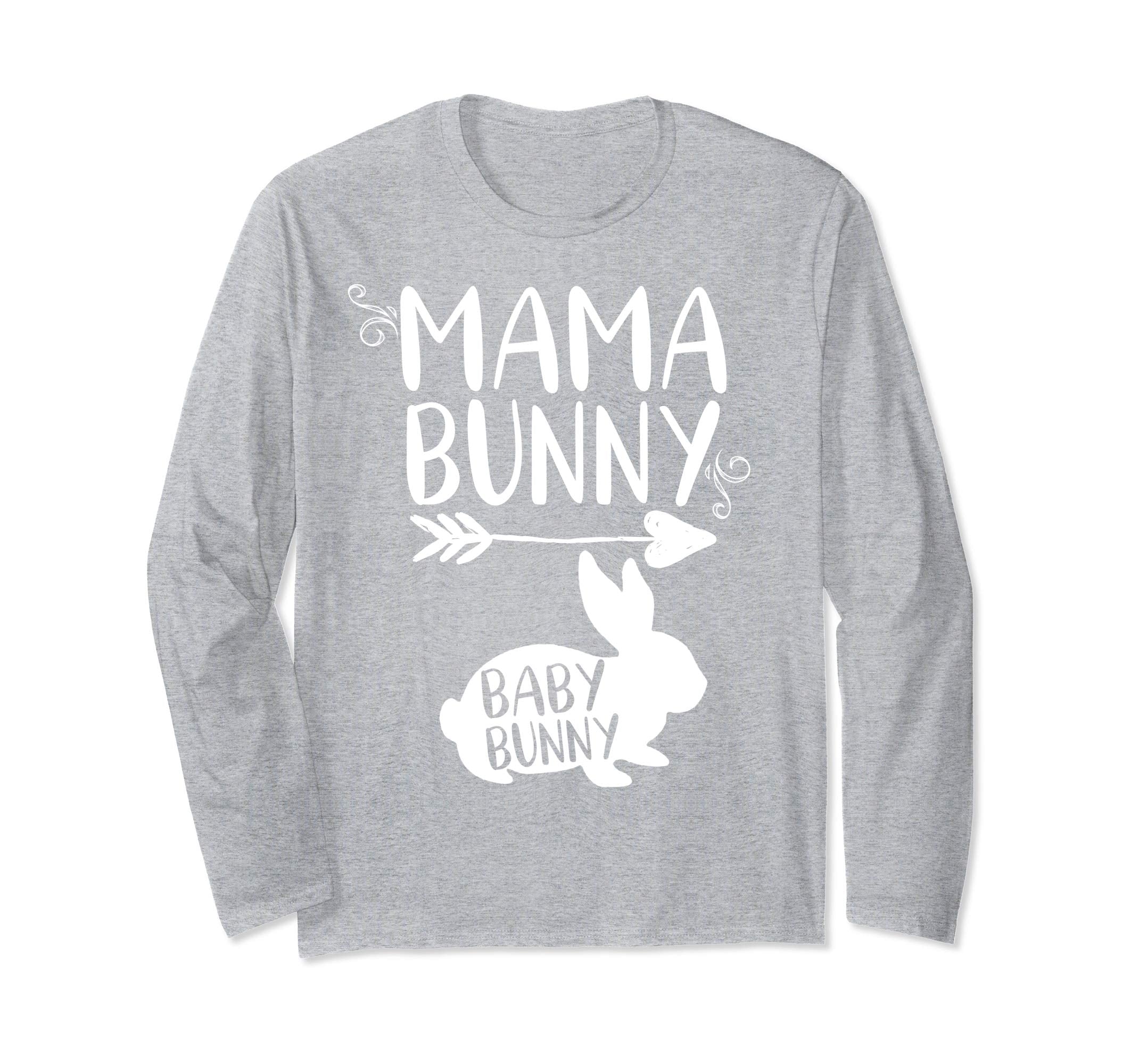 Mama Bunny Cute Easter Longsleeve Shirt Pregnant Mom Gift