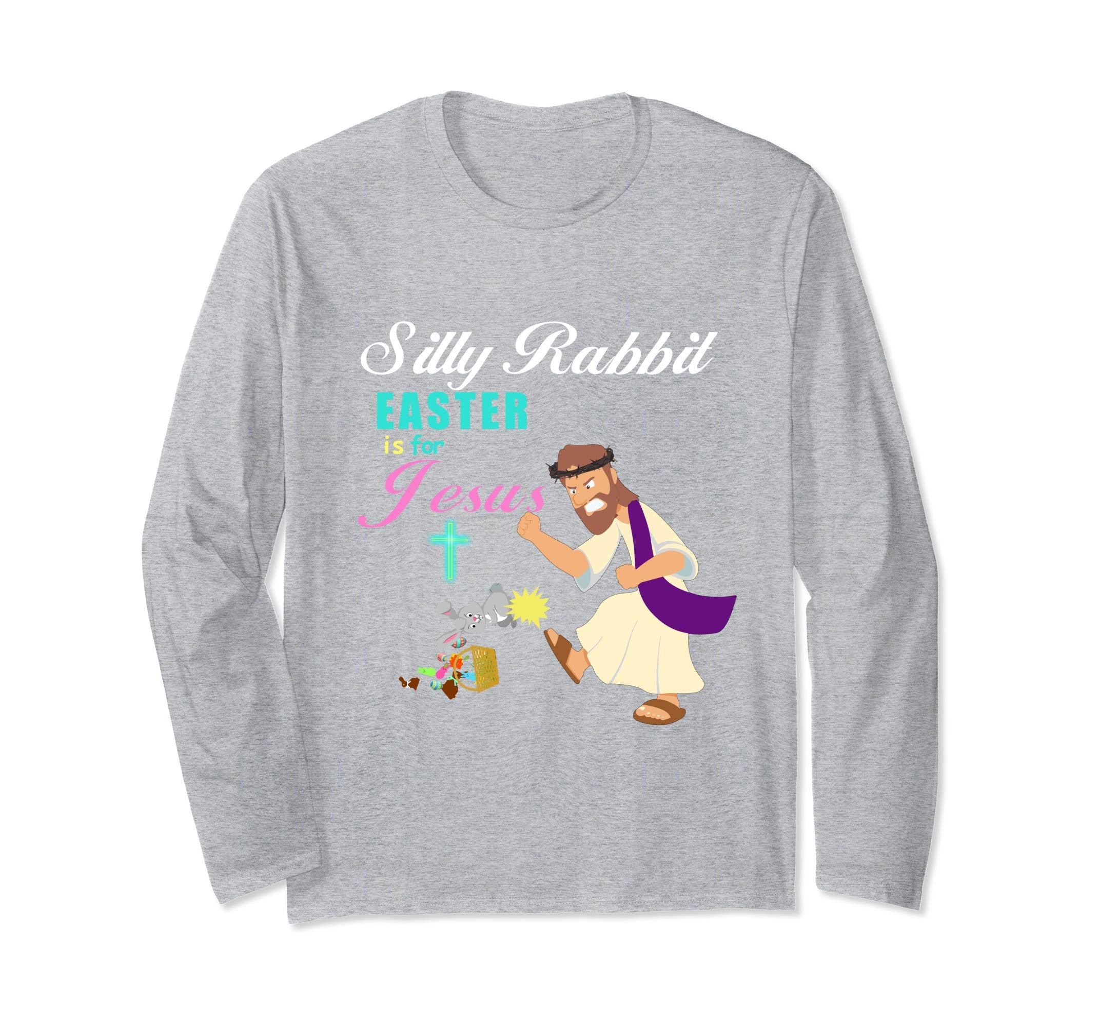 Silly Rabbit Easter is for Jesus Angry Jesus T shirt