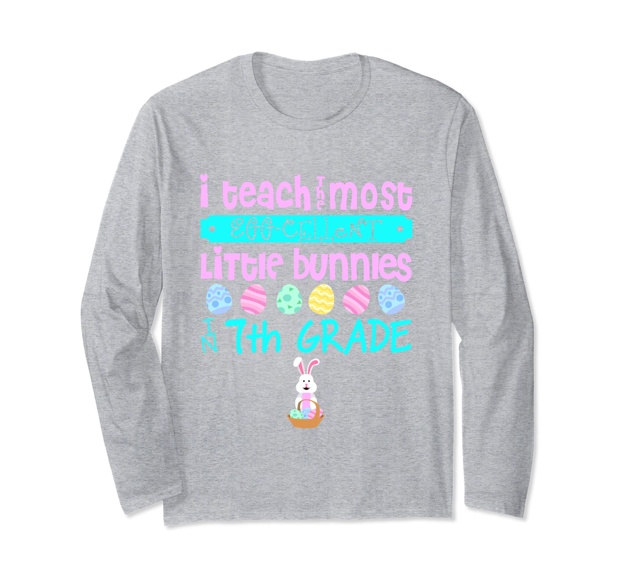 Easter Egg Long Sleeve Shirt - 7th Grade Teachers Gift
