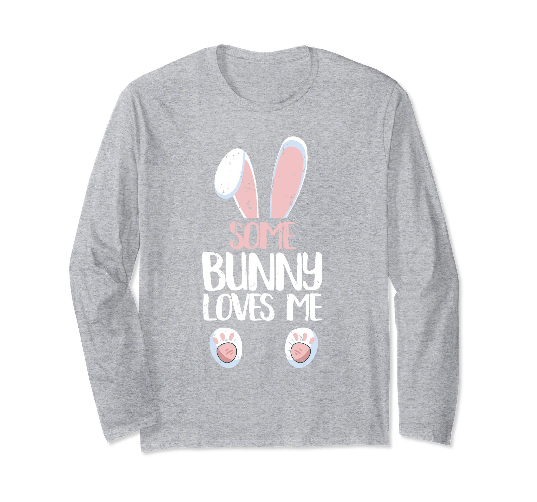 Some Bunny Loves Me Cute Easter Couple Gift Sleeves Shirt