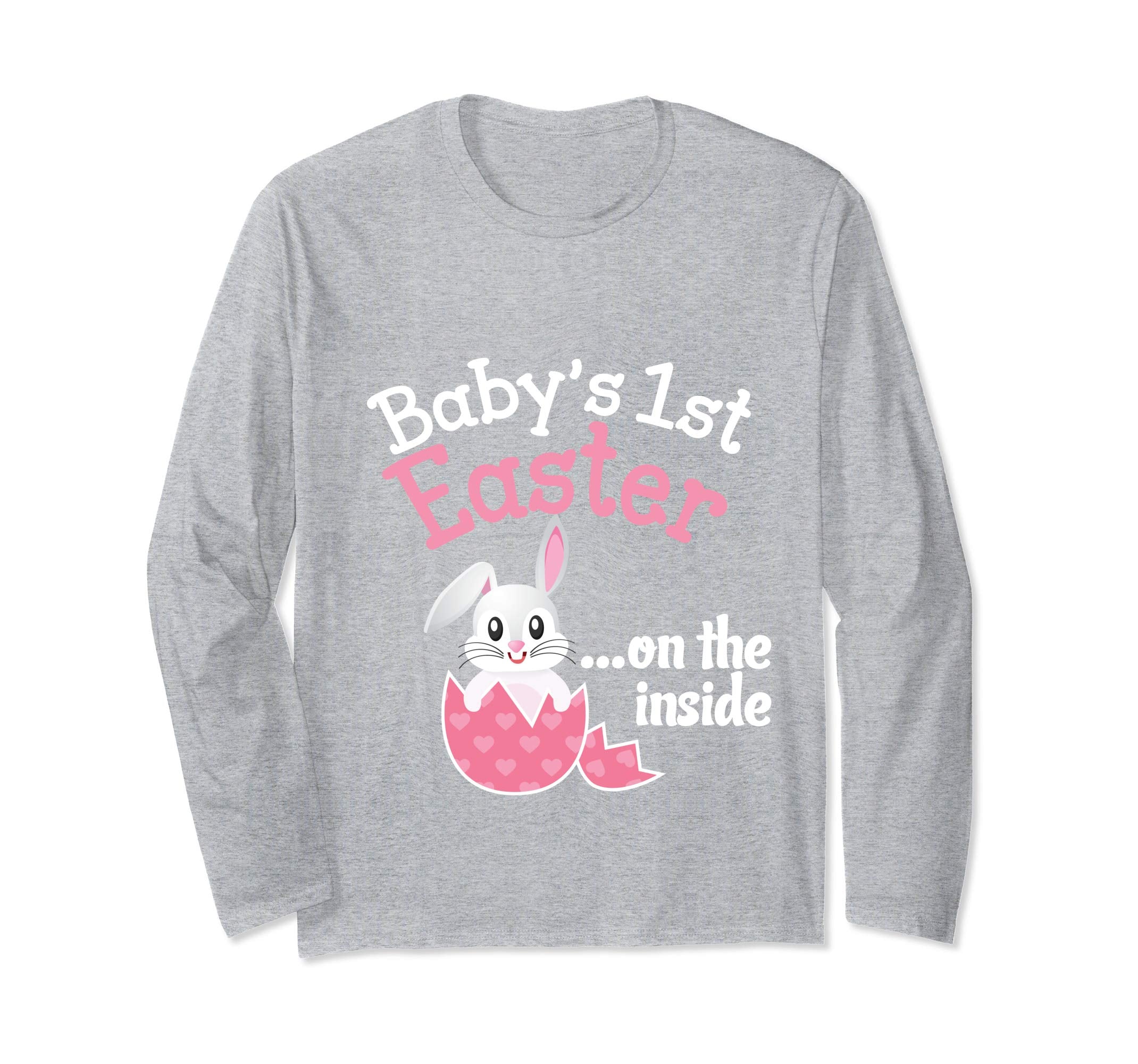 Baby 1st Easter On The Inside T-Shirt Pregnancy Announcement