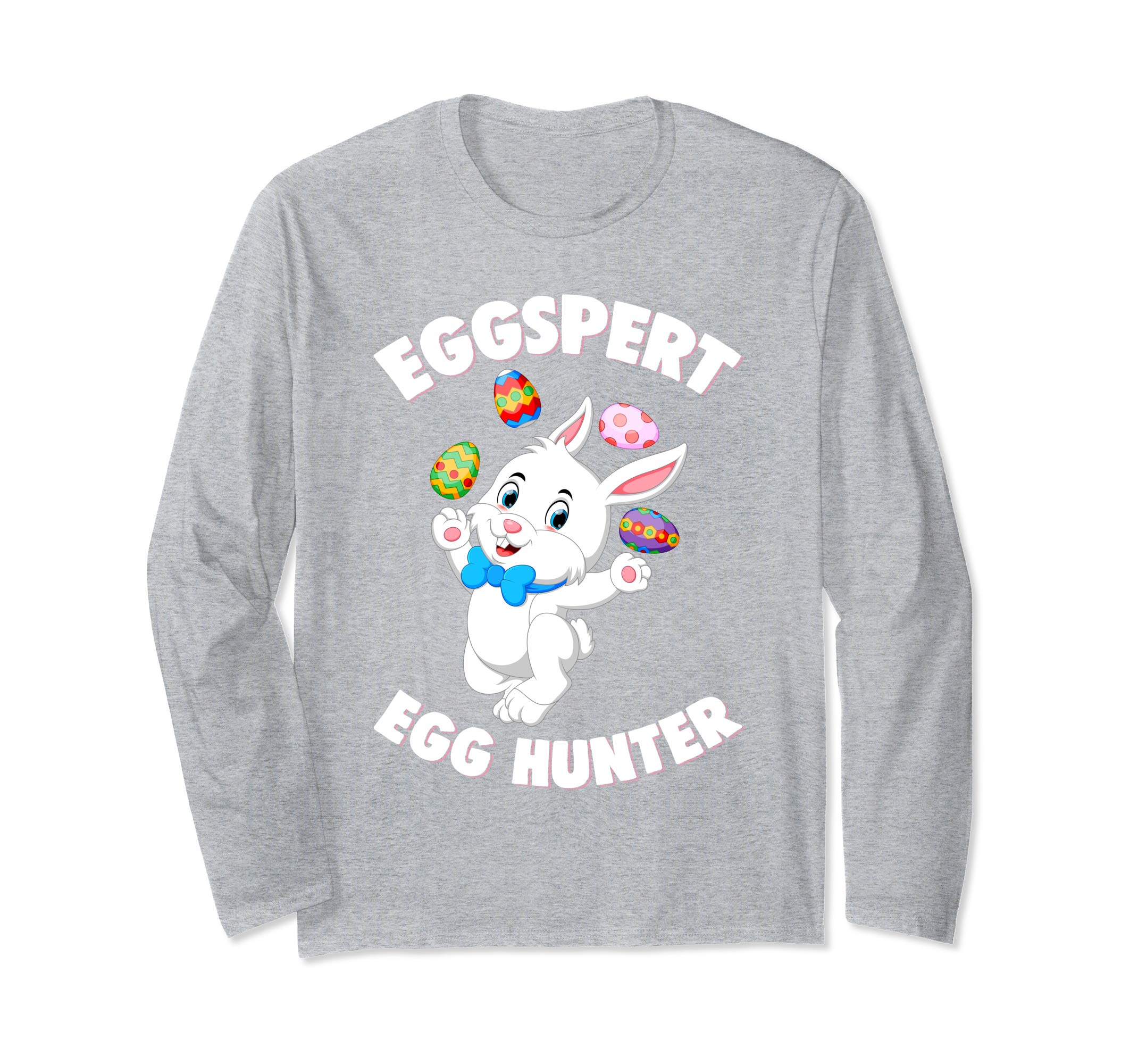 Eggspert Egg Hunter Happy Easter Long Sleeve T Shirt Gift