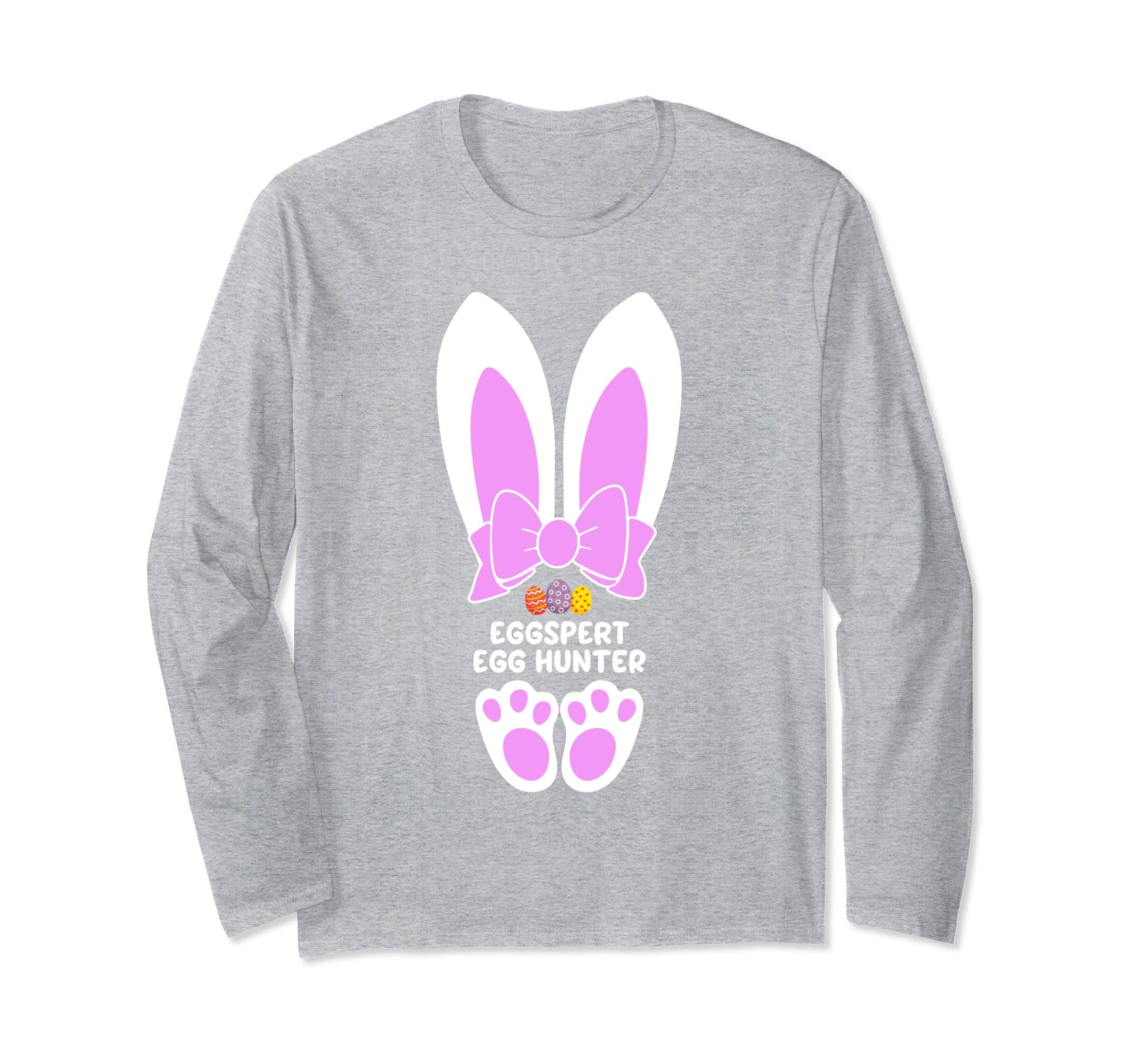 Eggspert Egg Hunter Happy Easter Long Sleeve T Shirt Gift