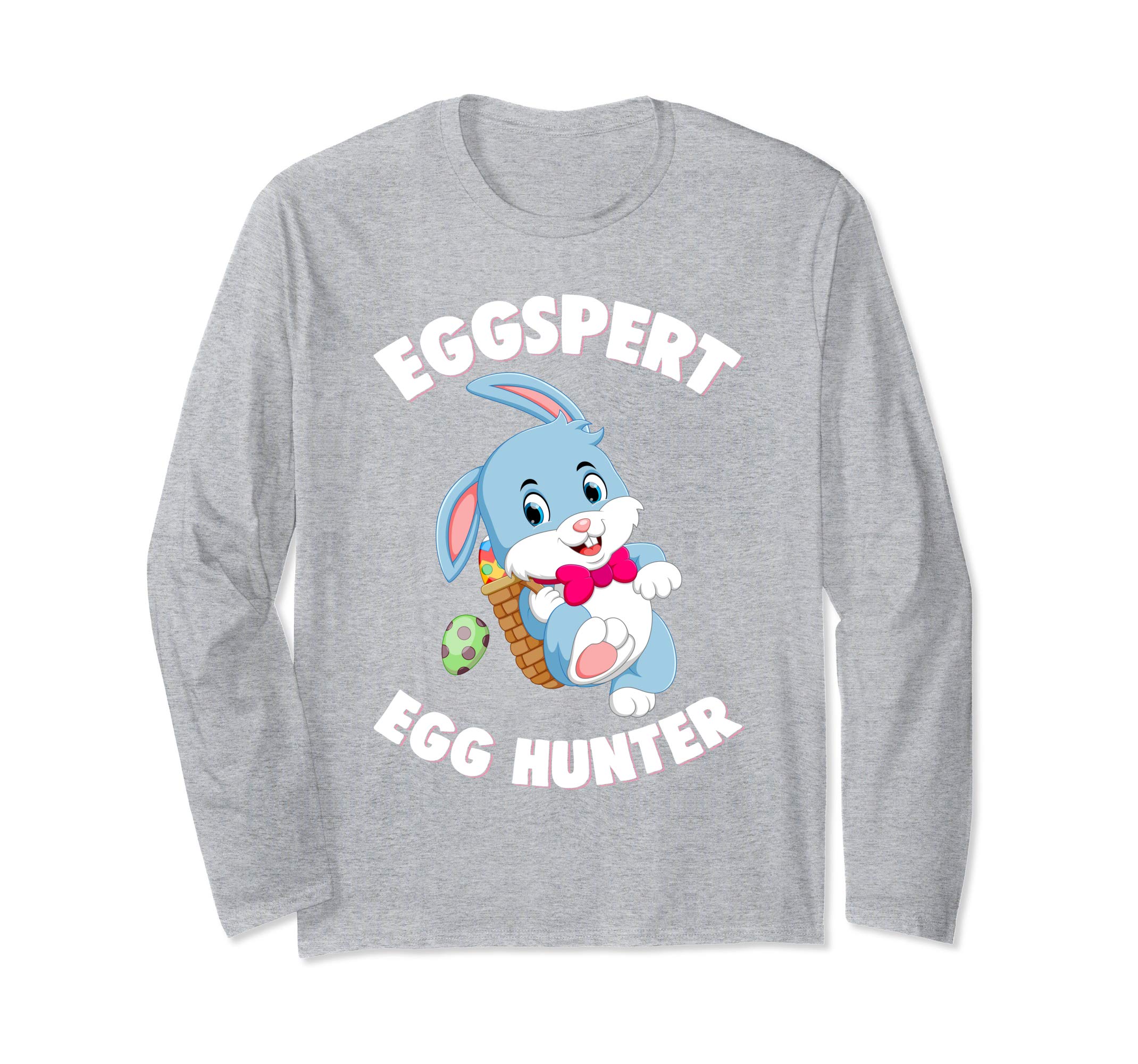 Eggspert Egg Hunter Happy Easter Long Sleeve T Shirt Gift