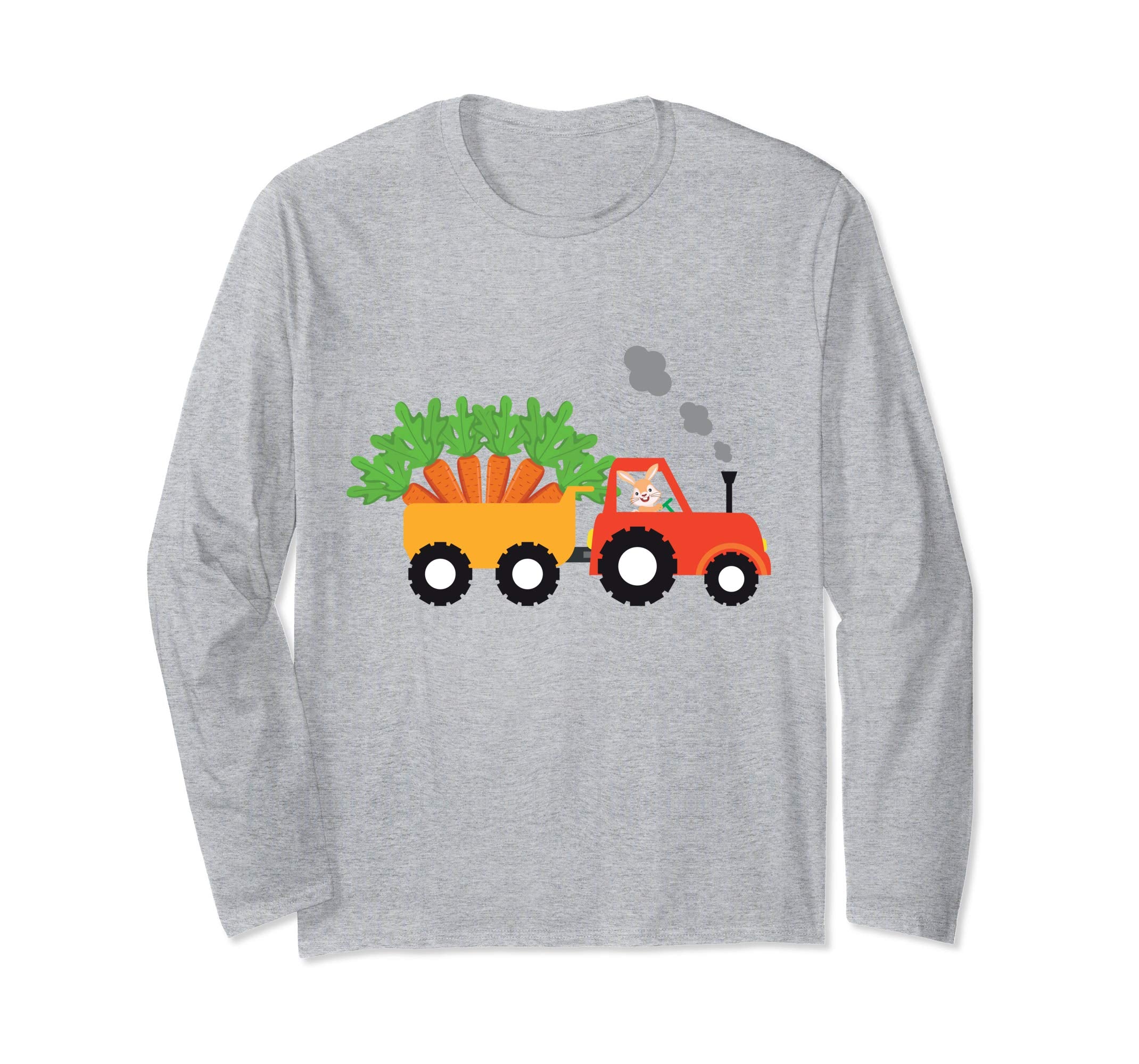 I'm Cute Bunny Tractor Carrying Carrots Easter Day T-Shirt