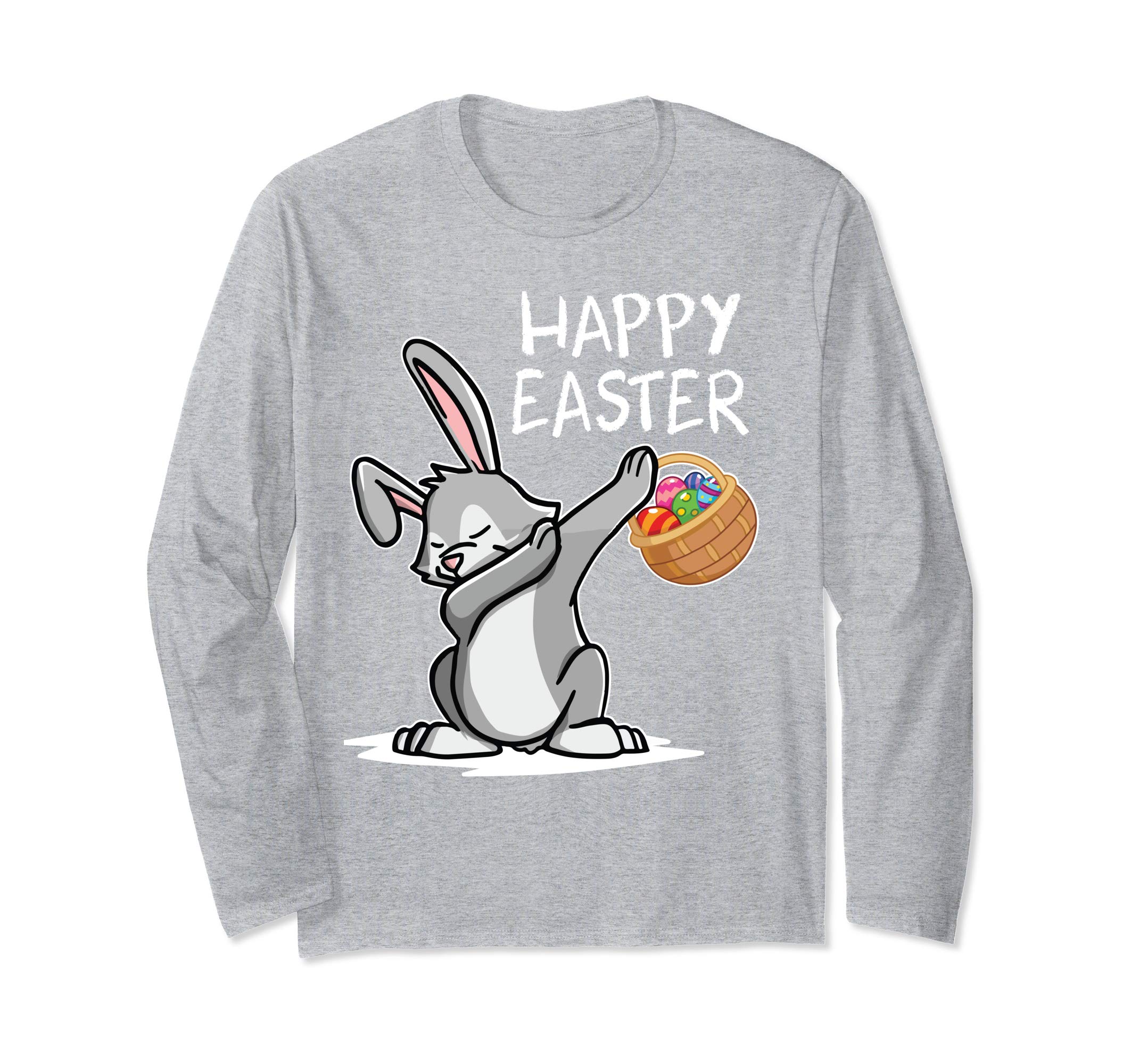 Rabbit Dabbing Dancing With Easter Eggs Shirt Happy Easter
