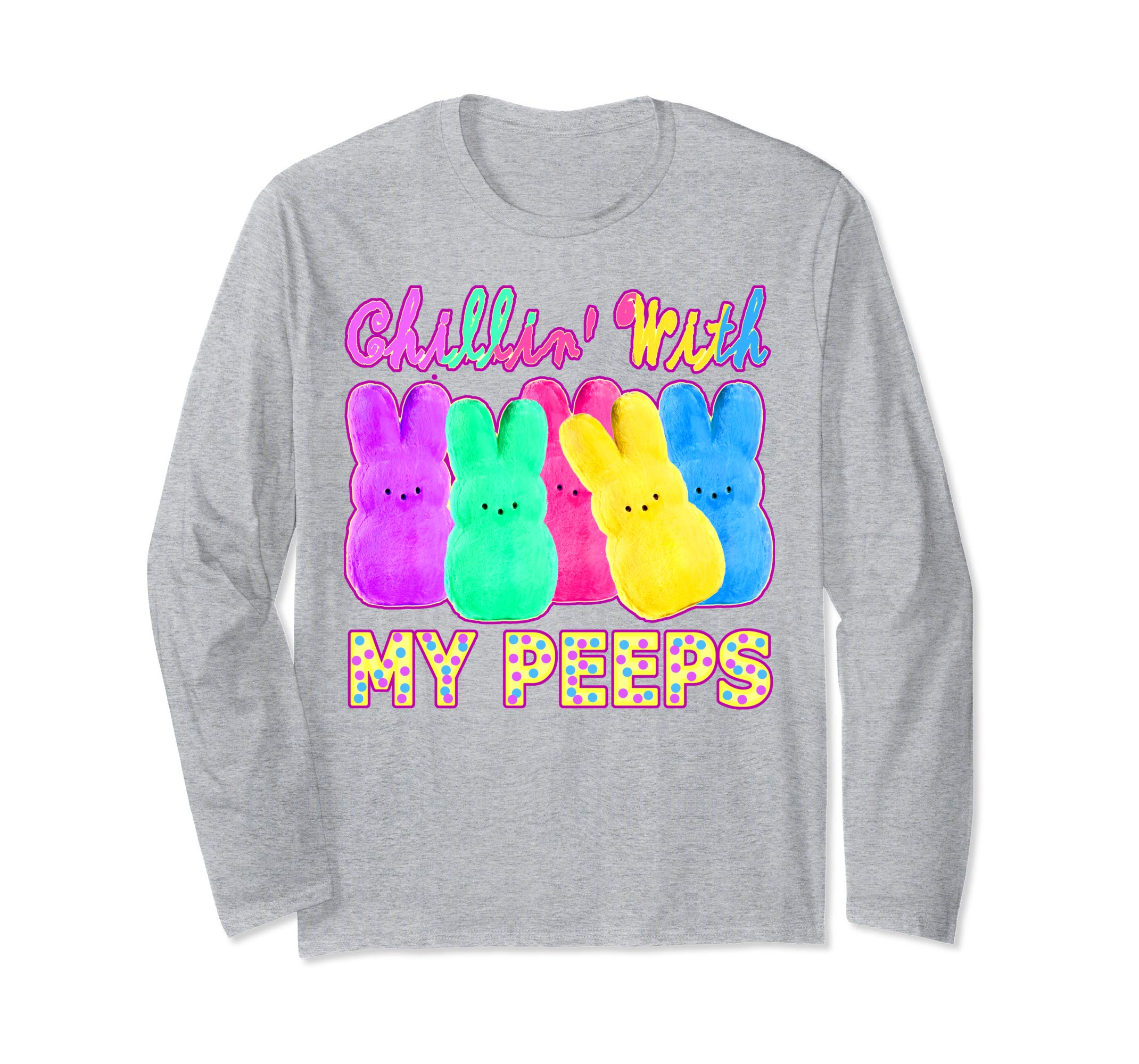 Peeps Bunny Candy Easter Ladies &amp; Men Long-Sleeve T-Shirt
