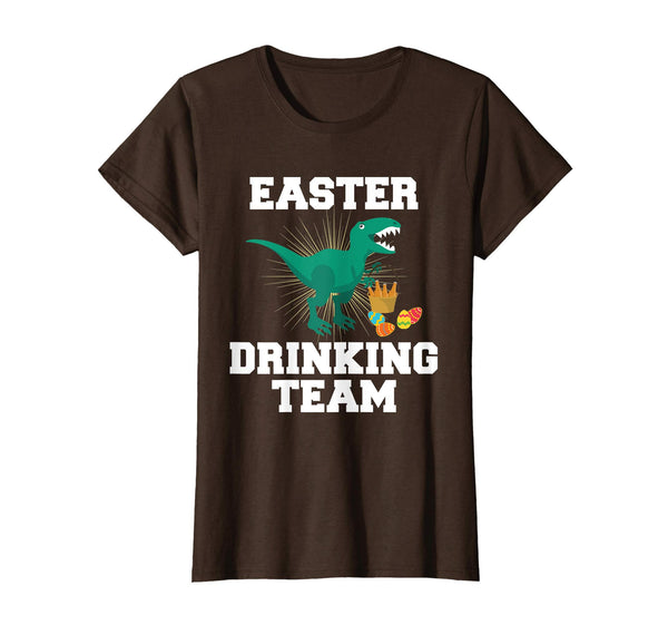 Happy Easter Drinking Team Bunny Dinosaur T-Shirt