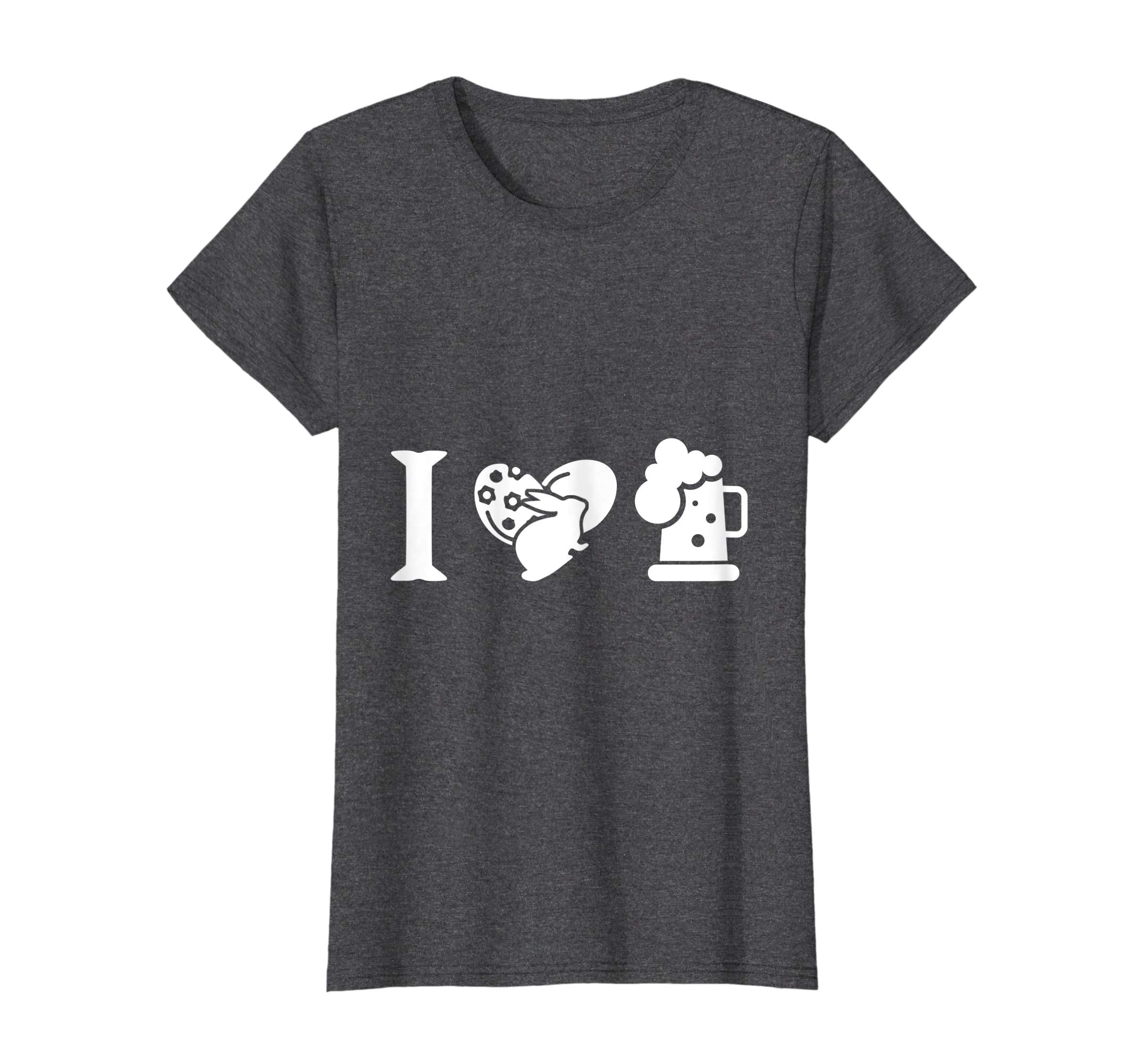 I Love Bunny Beer Tee Easter Day T-Shirt Gifts Men Women