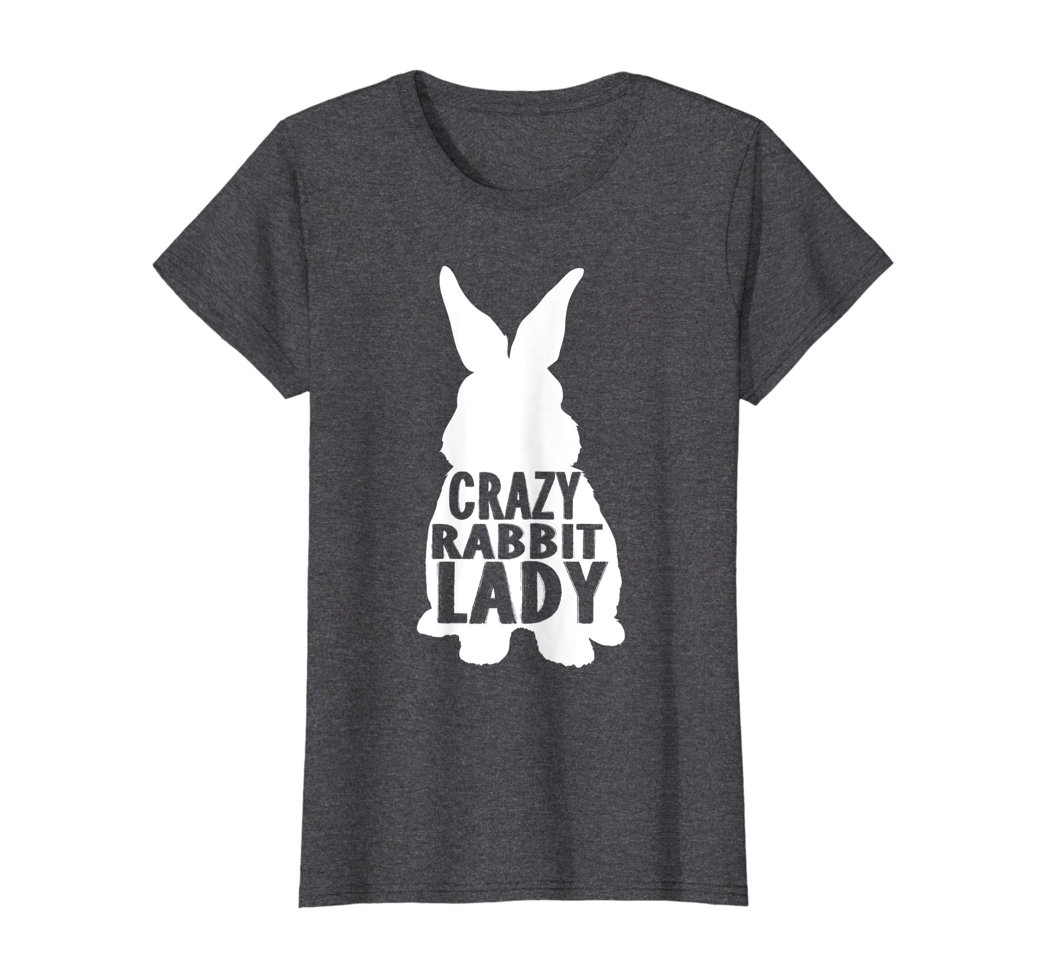 Crazy Rabbit Lady Shirt Cute Bunny Easter Gift T-Shirt