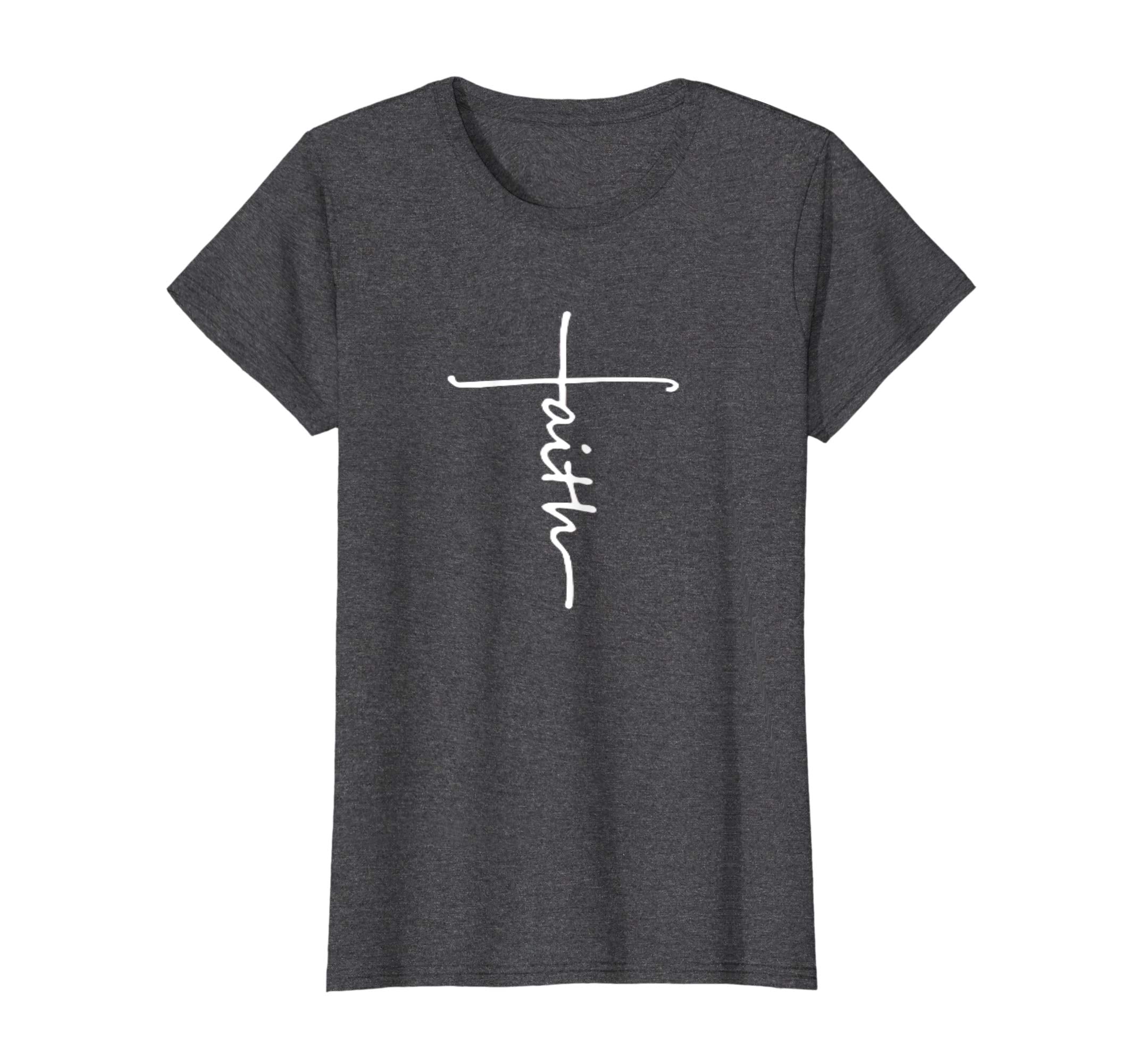 Faith and the Cross Christian Easter T-Shirt