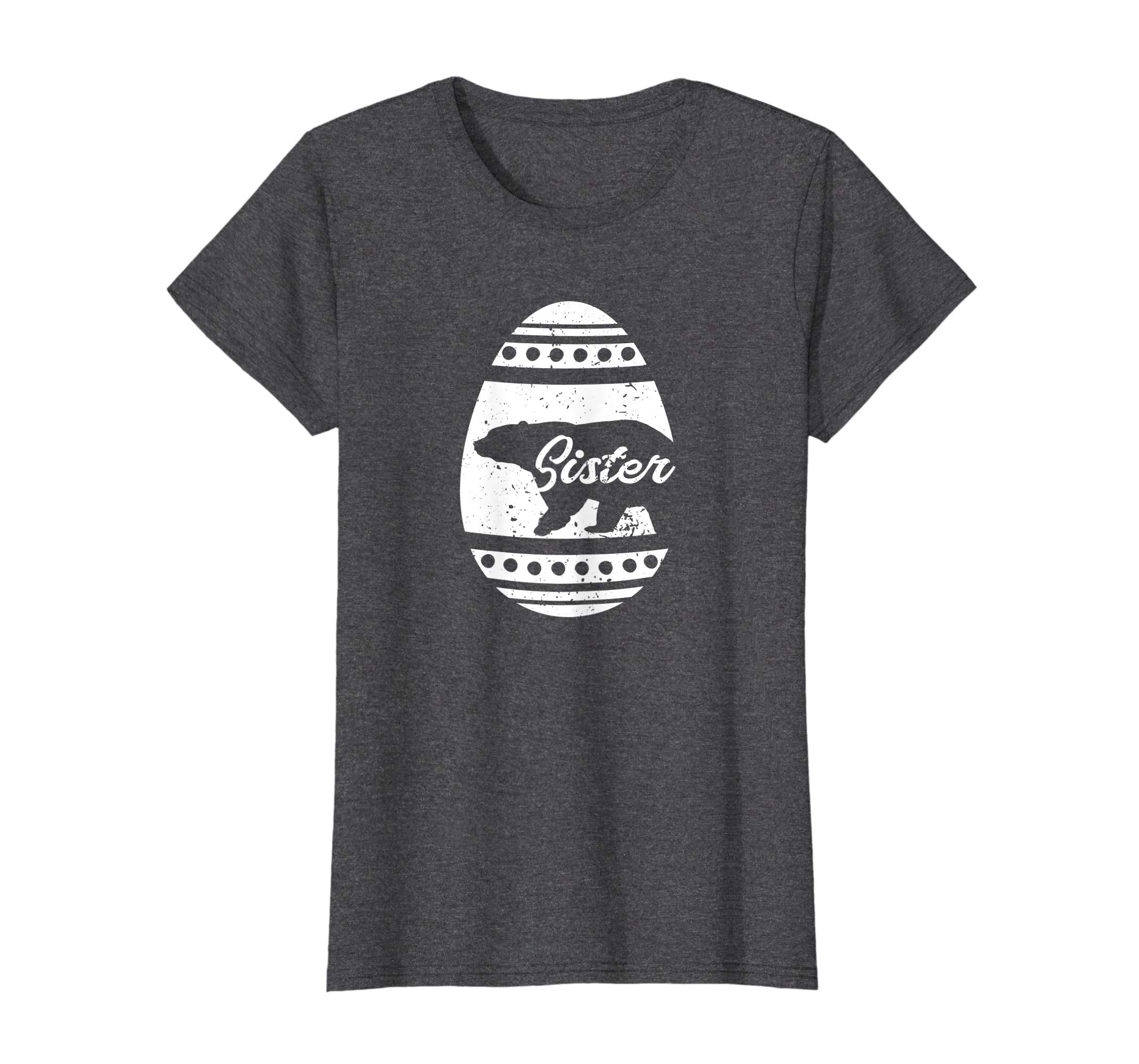 Sister Bear Easter Egg T-Shirt Easter Bunny Gift for Sister