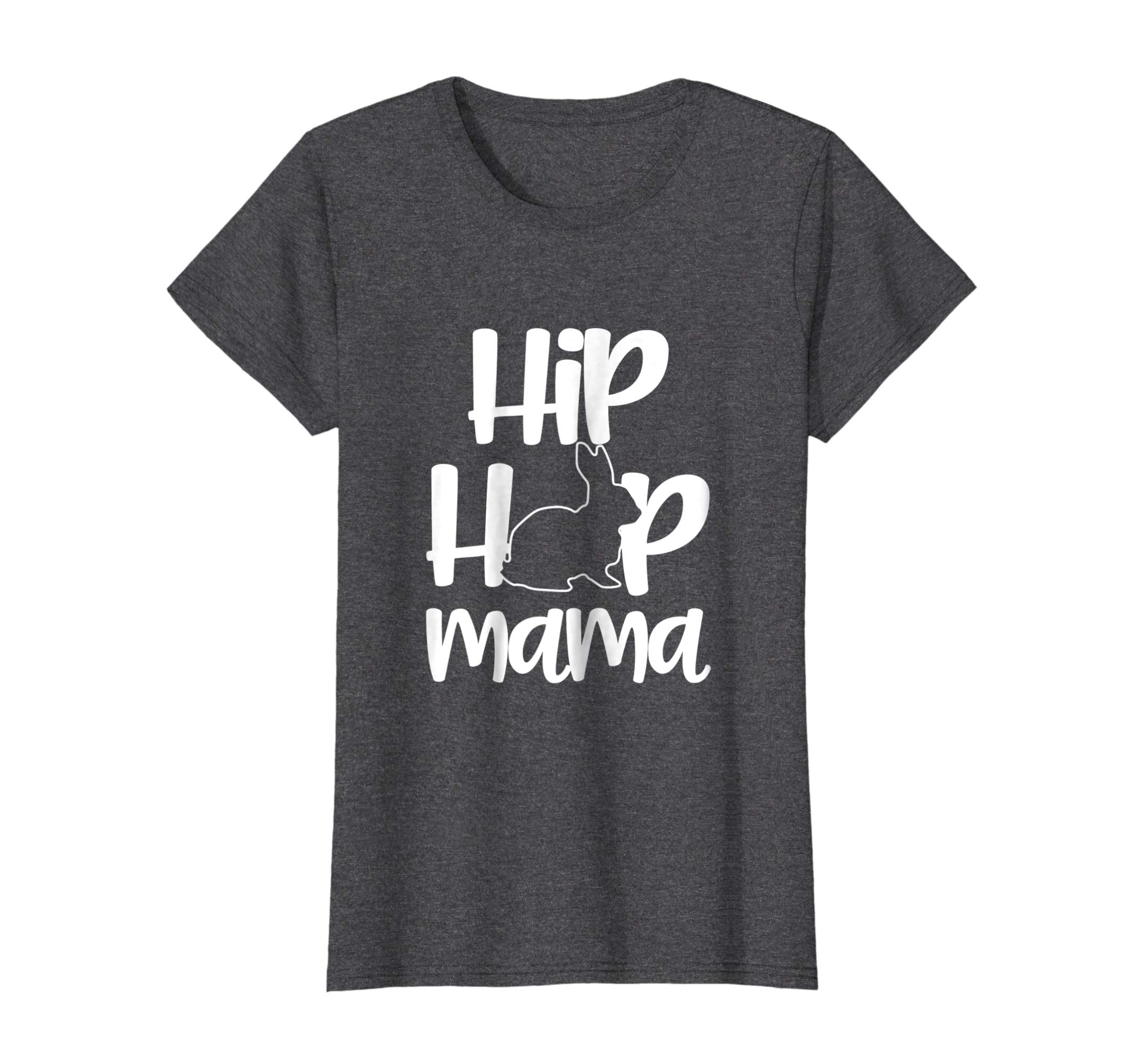 Womens Hip Hop Mama Easter Bunny T-Shirt Mommy Rabbit
