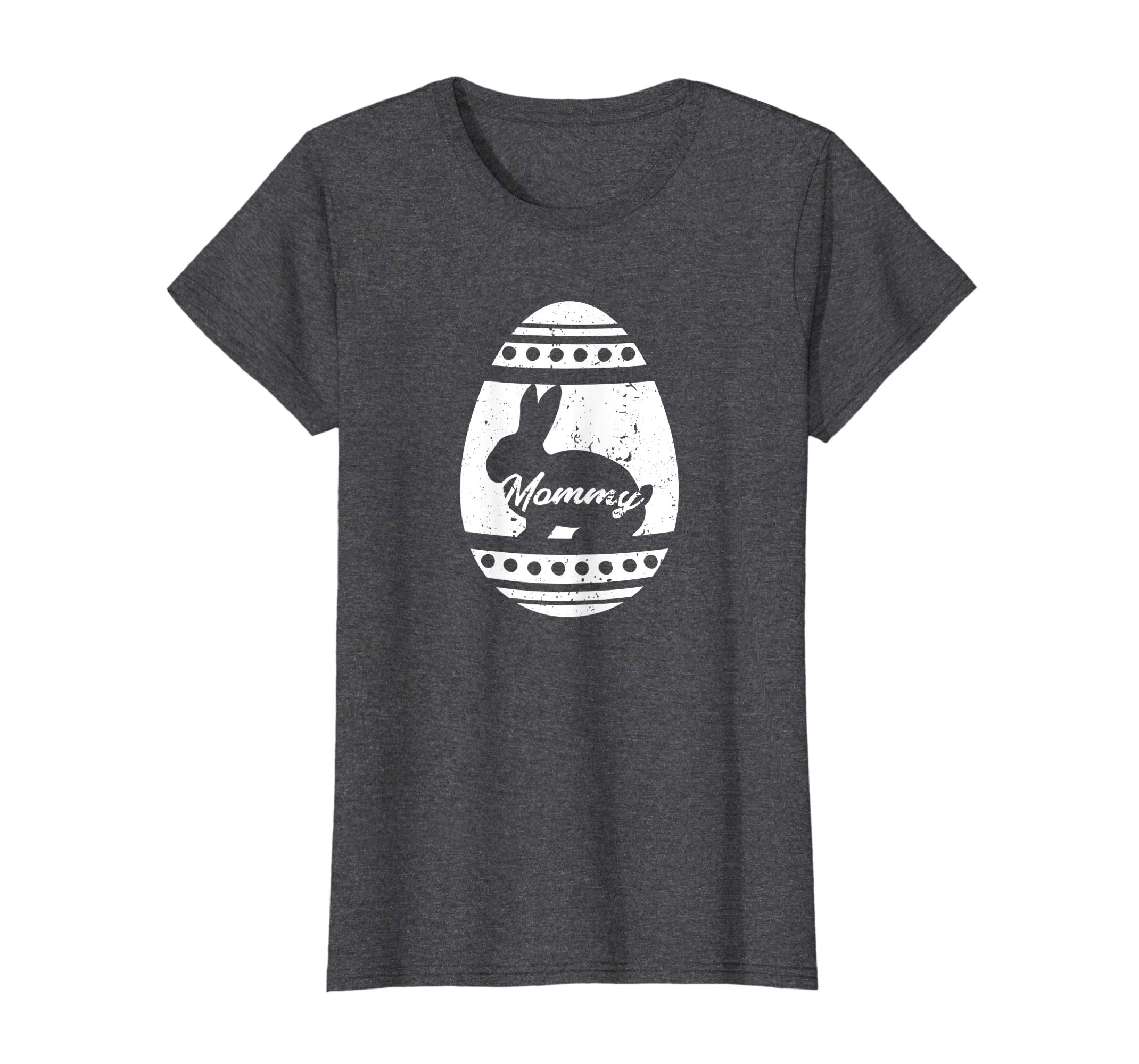 Womens Mommy Rabbit Easter Egg T-Shirt Easter Bunny Gift for Mom