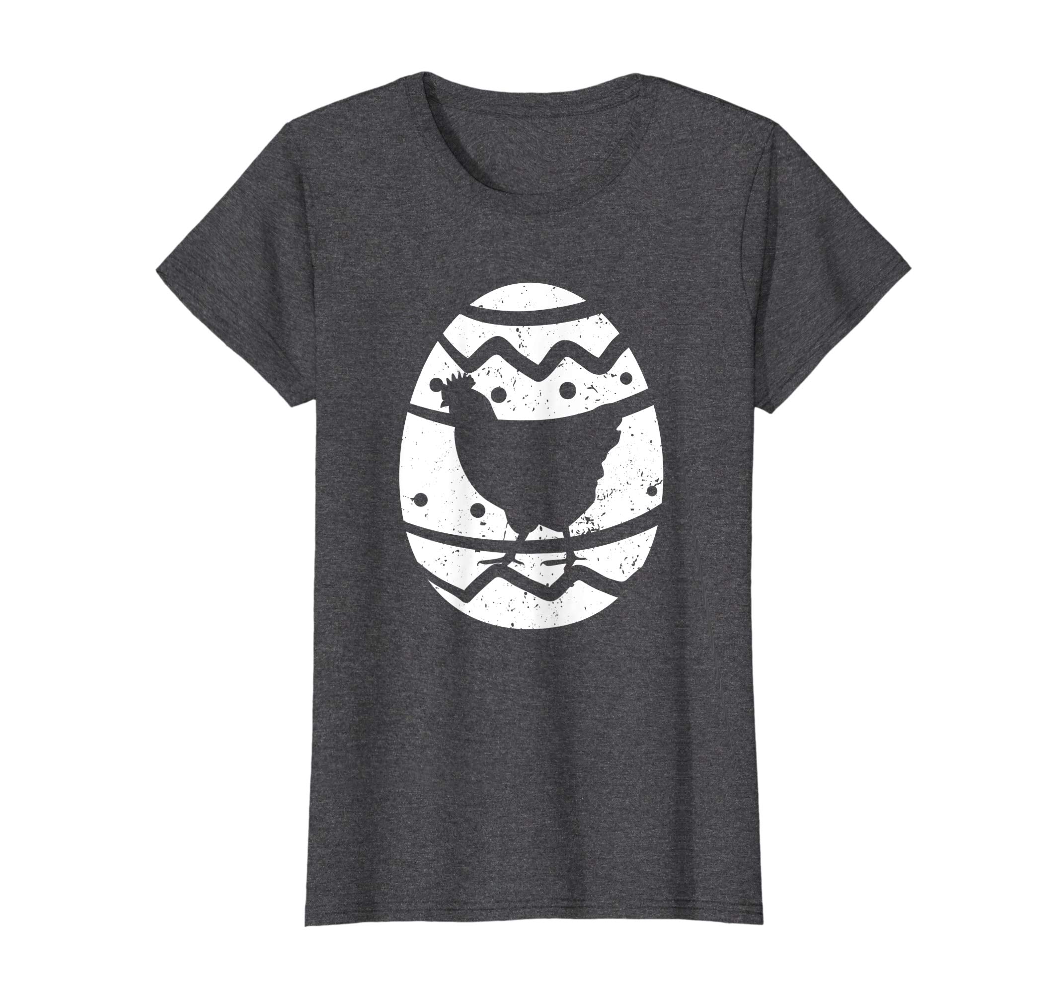 Vintage Chicken Happy Easter Egg T-Shirt Easter Gift