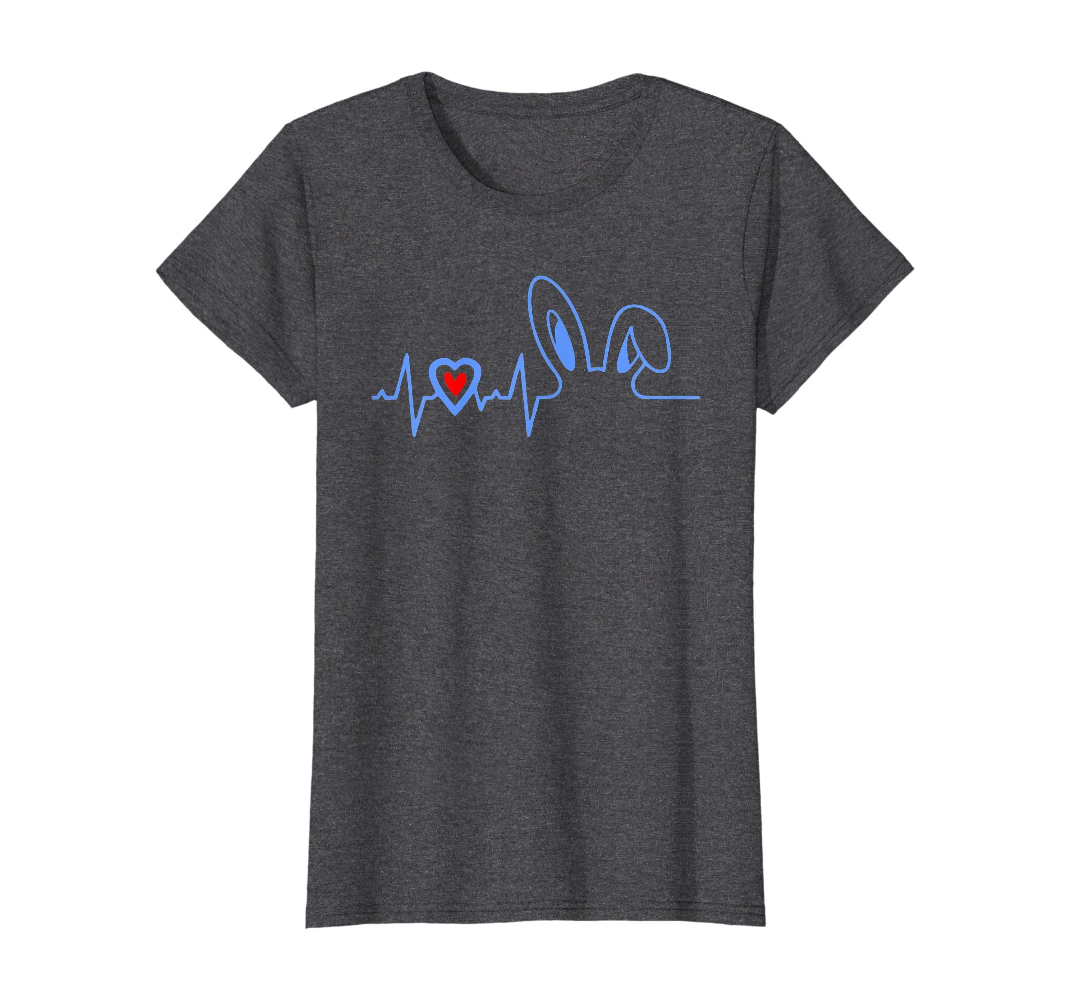 Happy Easter Bunny Heartbeat for Nurse Teacher Cute T Shirt