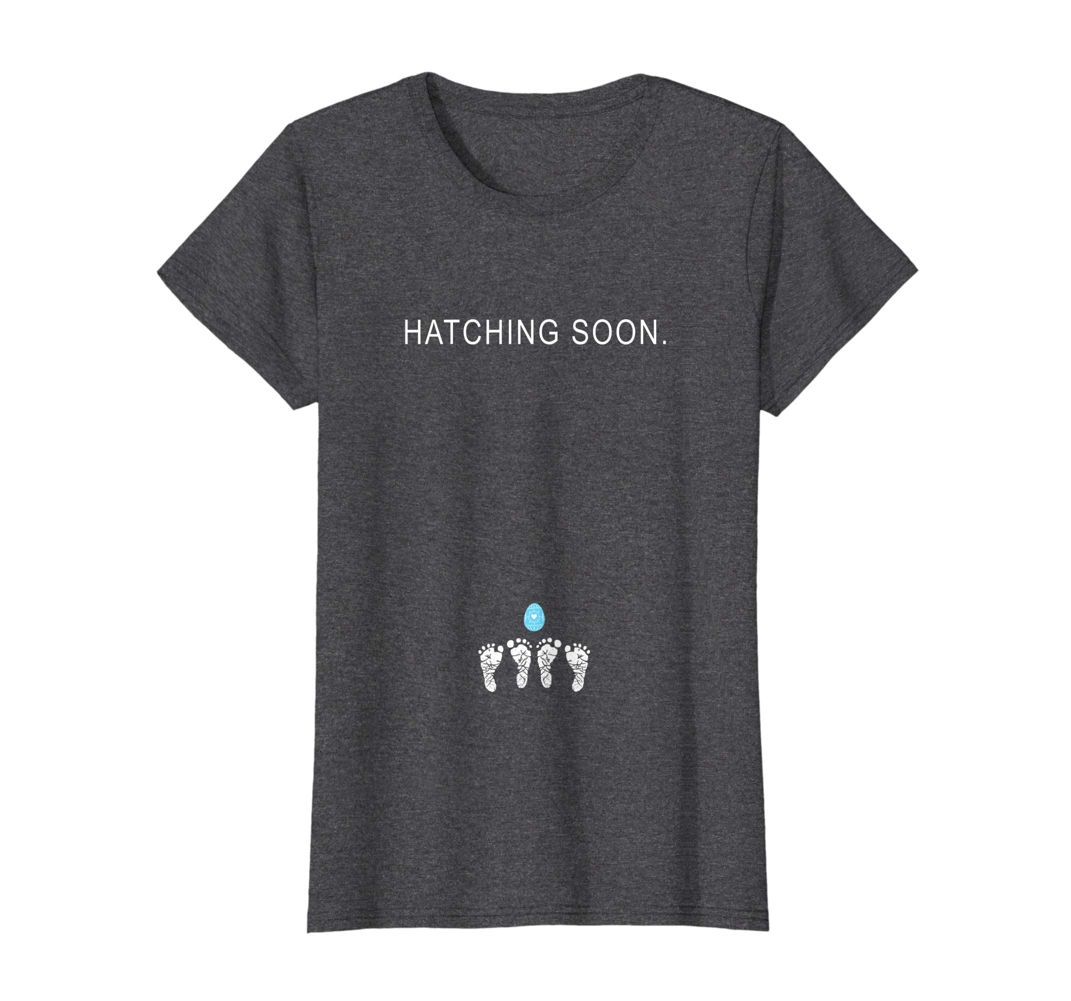 Expecting Mom Hatching Soon Easter Egg Twin Pregnancy Tshirt