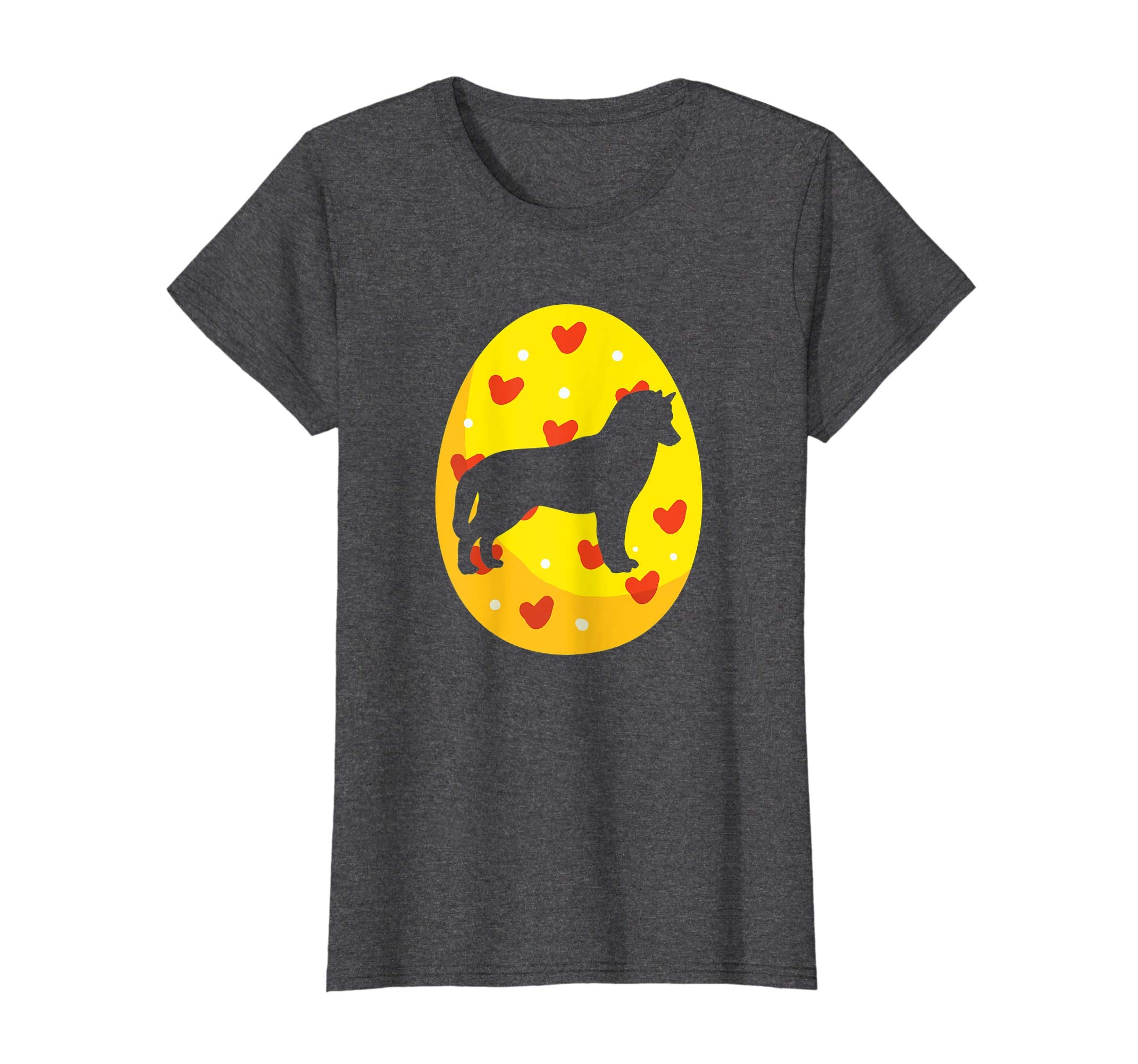 Siberian Husky Easter Eggs Bunny T-Shirt Dog Easter Gift