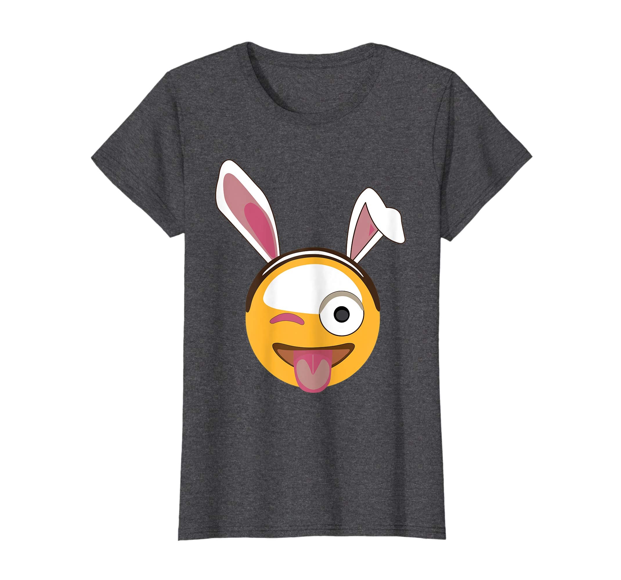 Big Smile Bunny Rabbit Emotion Face Happy Easter Day Shirt