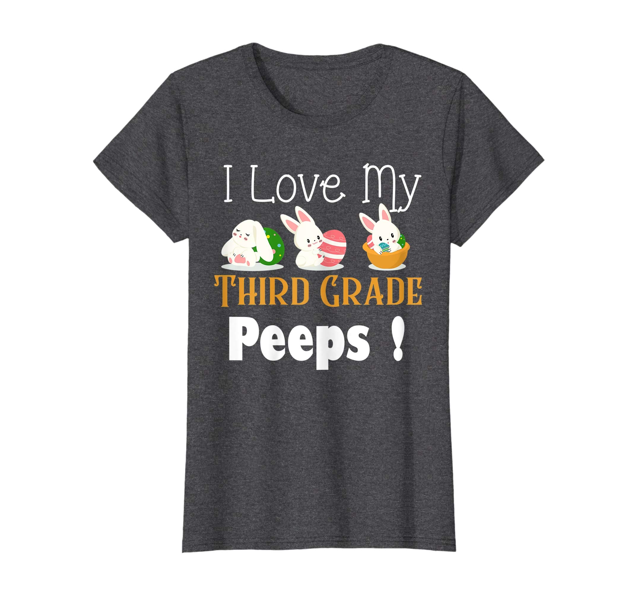 I Love My Third Grade Peeps With Cute Bunnies TShirt Easter