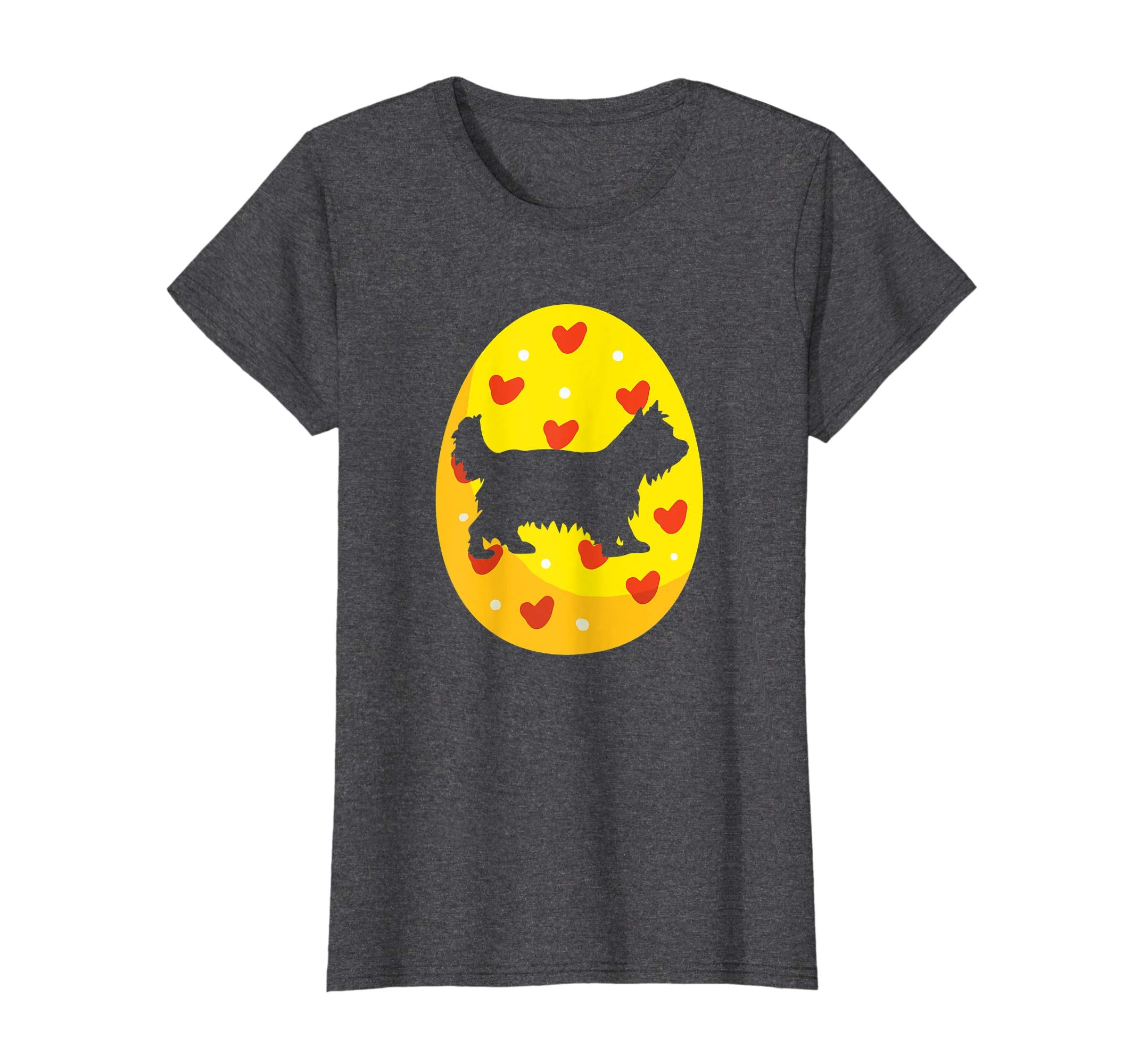 Yorkshire Terrier Easter Bunny Egg T-Shirt Dog Easter Gift