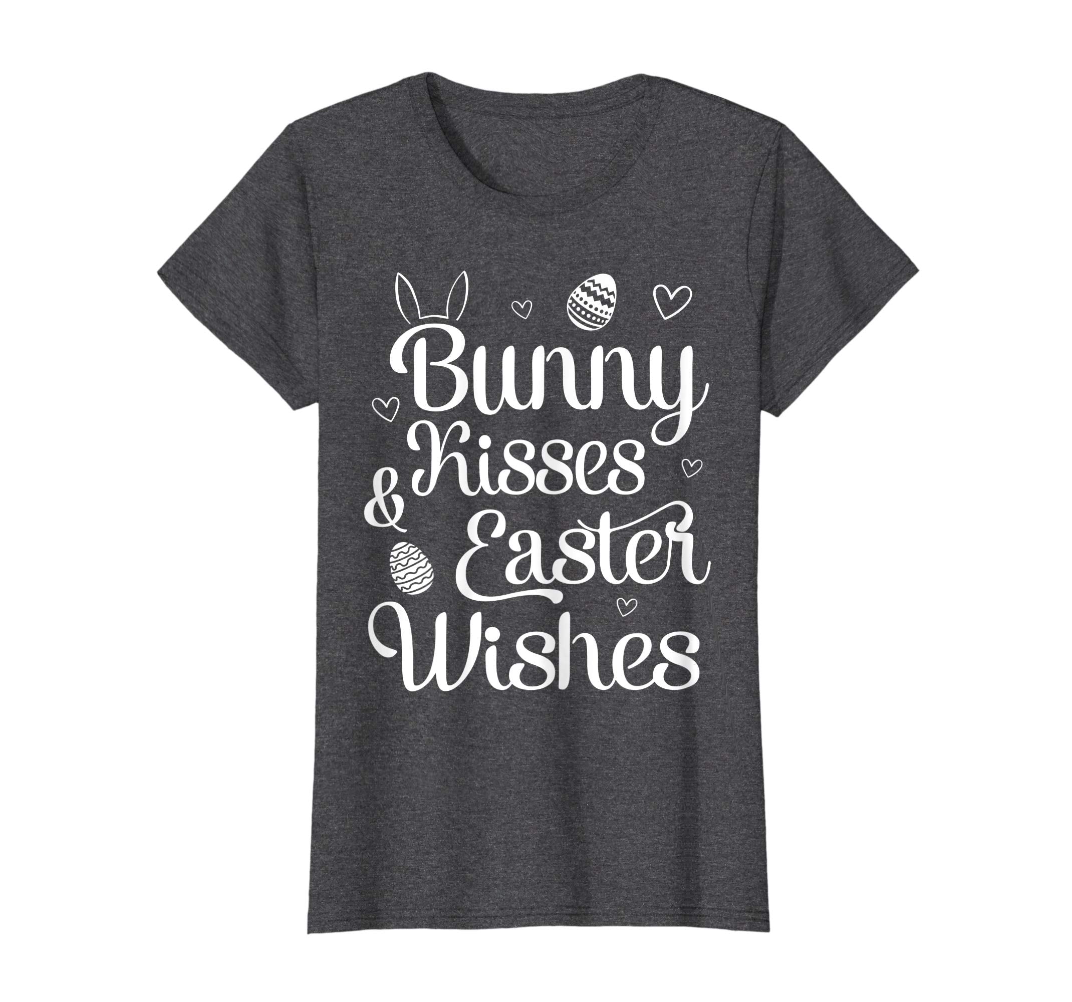 Hearts Bunny Faces Eggs Shirt Bunny Kisses &amp; Easter Wishes
