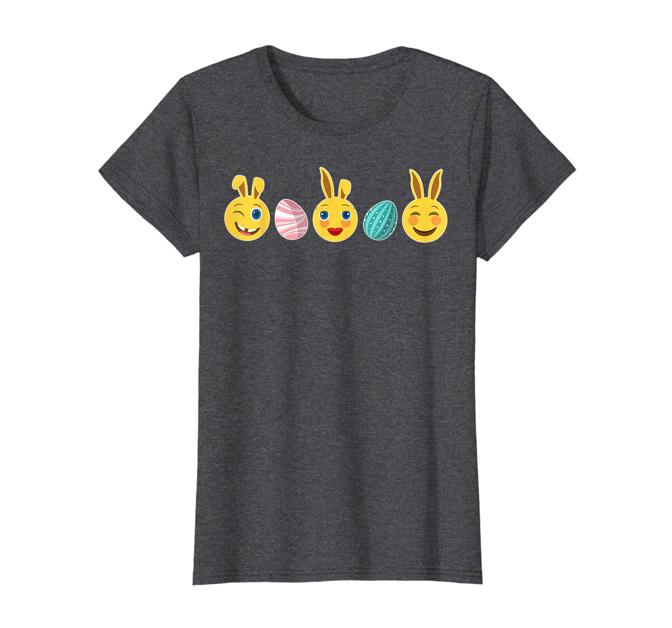 Bunnies Emotion Face Easter Eggs Happy Easter Day Shirt