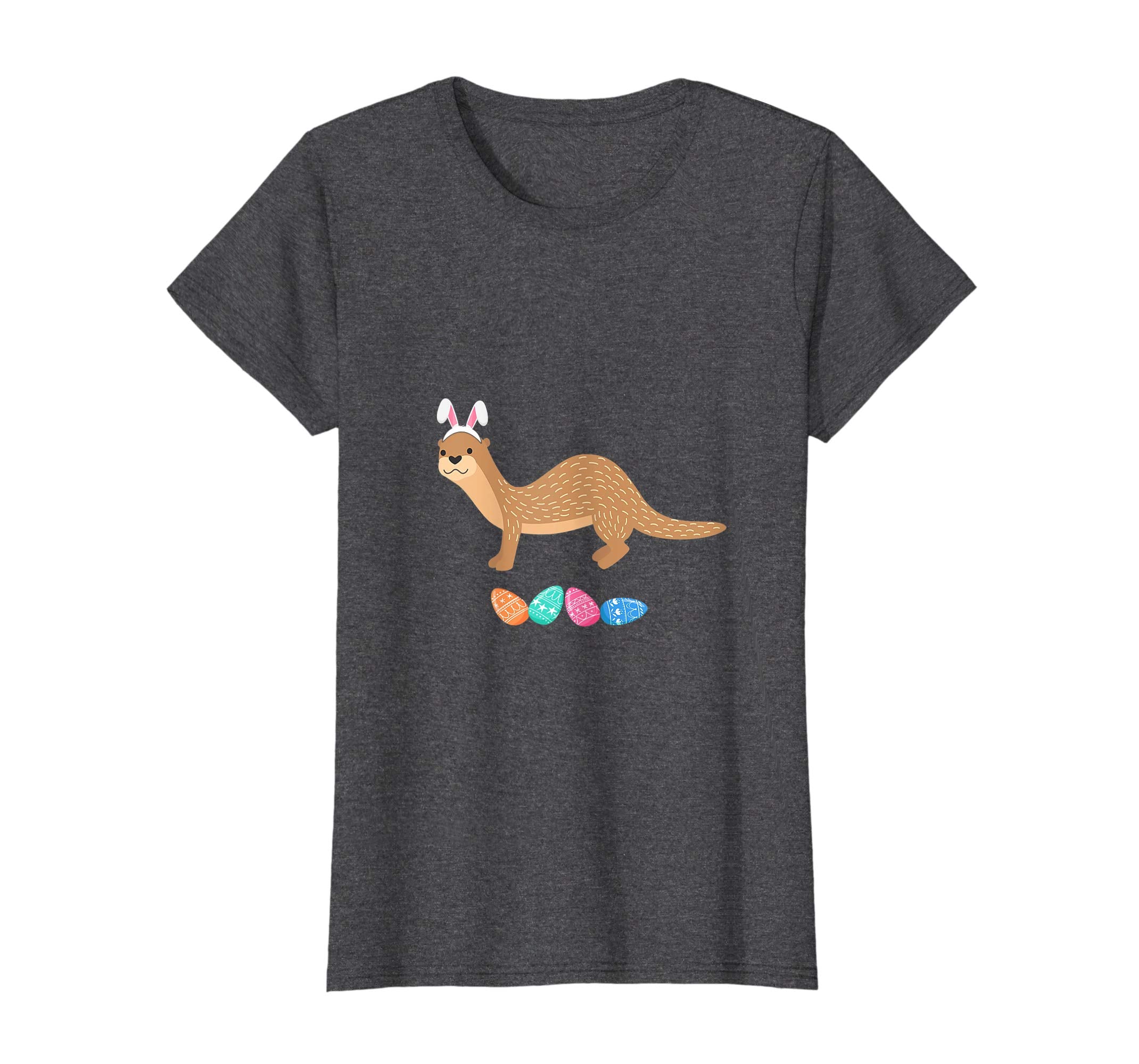 Funny Easter Otter With Bunny Ears And Eggs T Shirt
