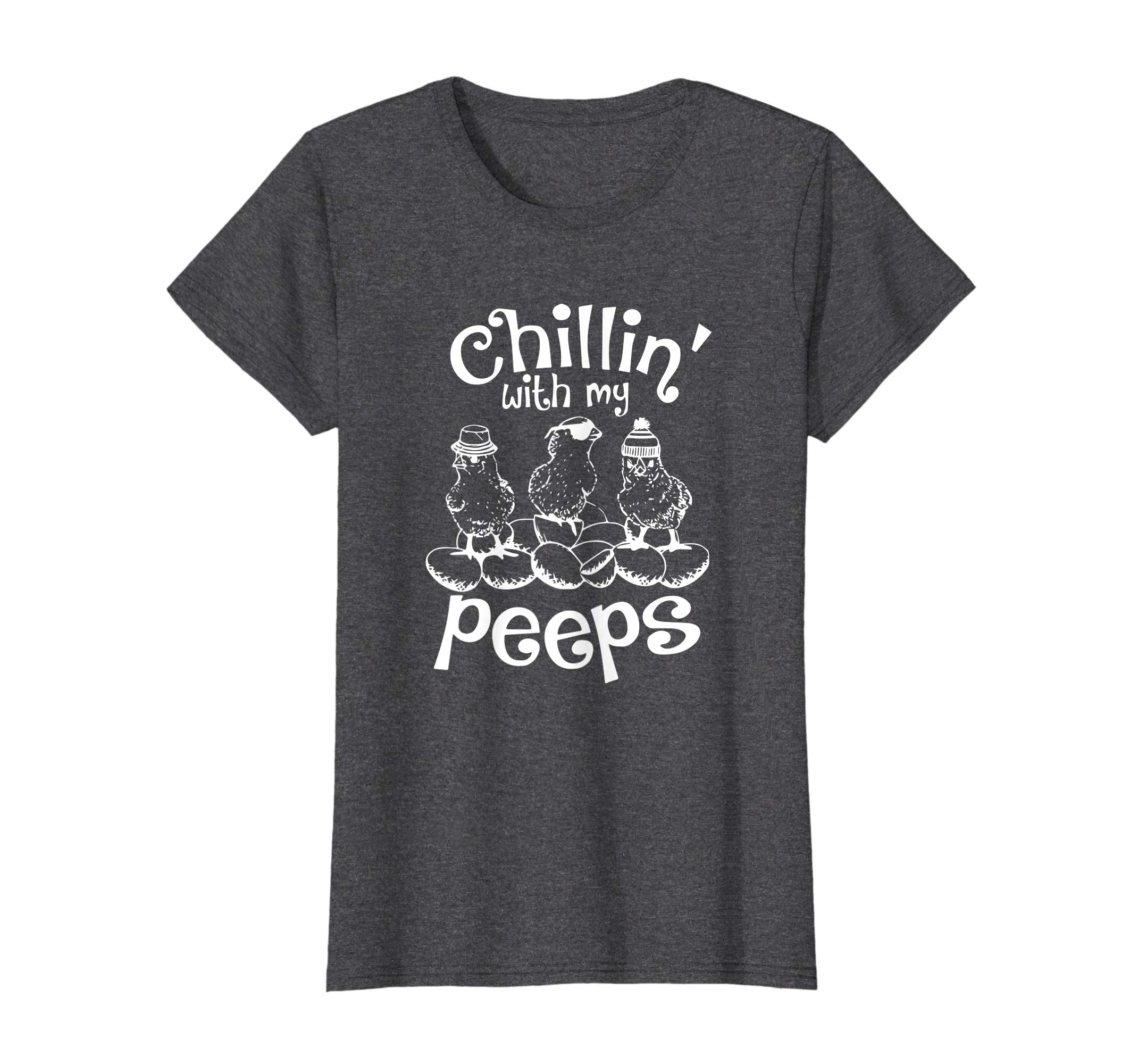 Chillin' With My Peeps Easter Shirt For Boys and Girls