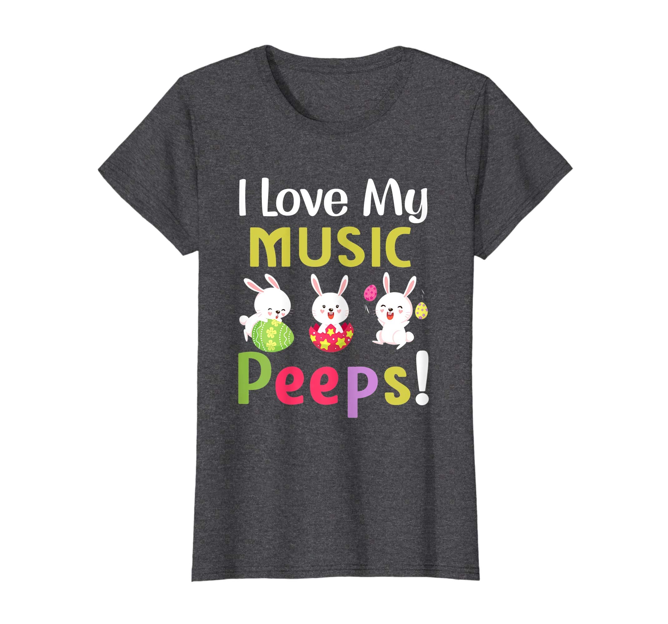 I Love My Music Peeps Happy Easter Teacher Tshirt
