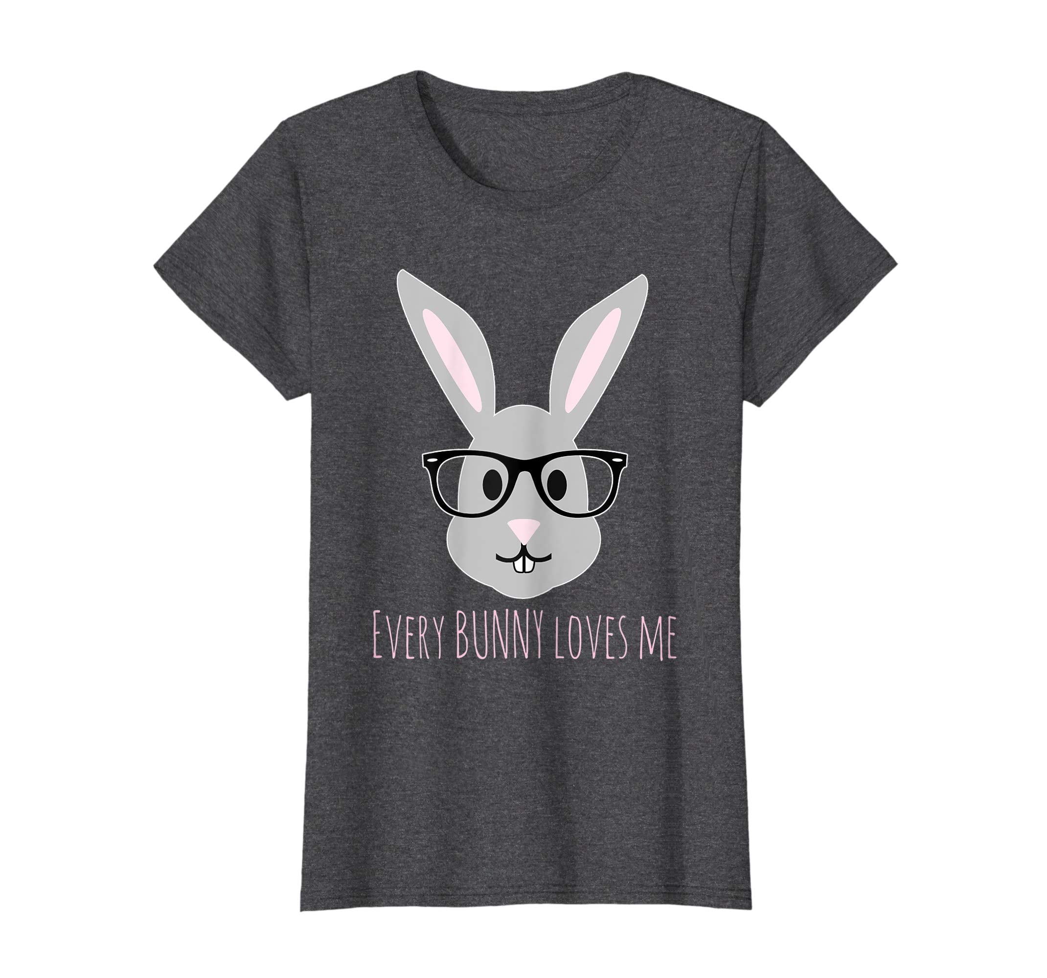 Happy Easter T-Shirt Cute Bunny Head with Glasses TShirt