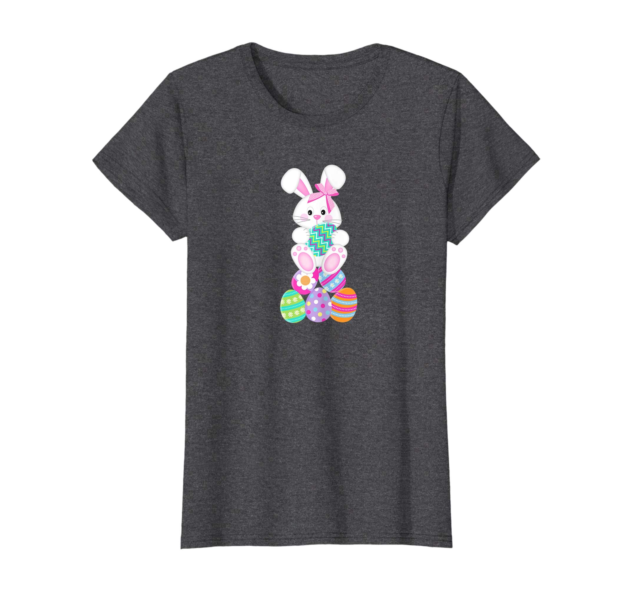 Cute Easter T-Shirt with Bunny and Easter Eggs