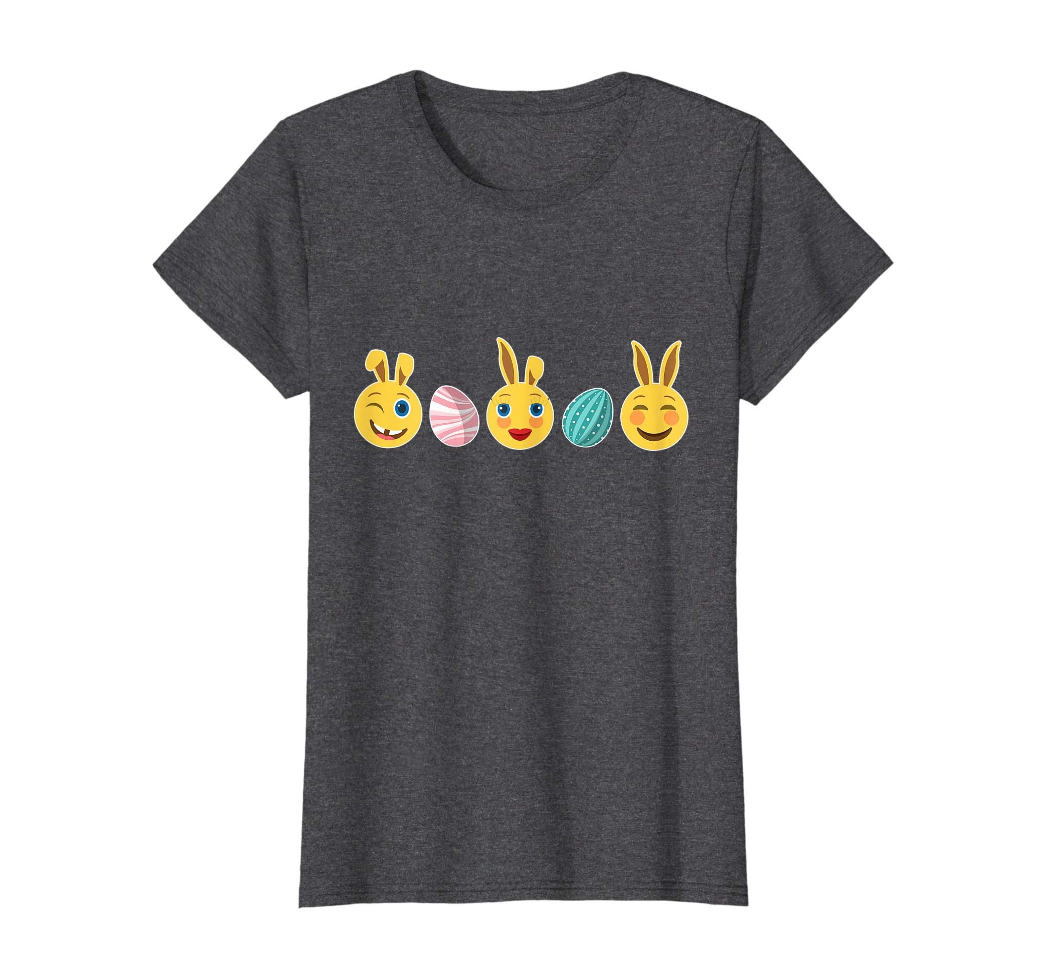 Bunnies Emotion Face &amp; Easter Eggs Happy Easter Day Shirt